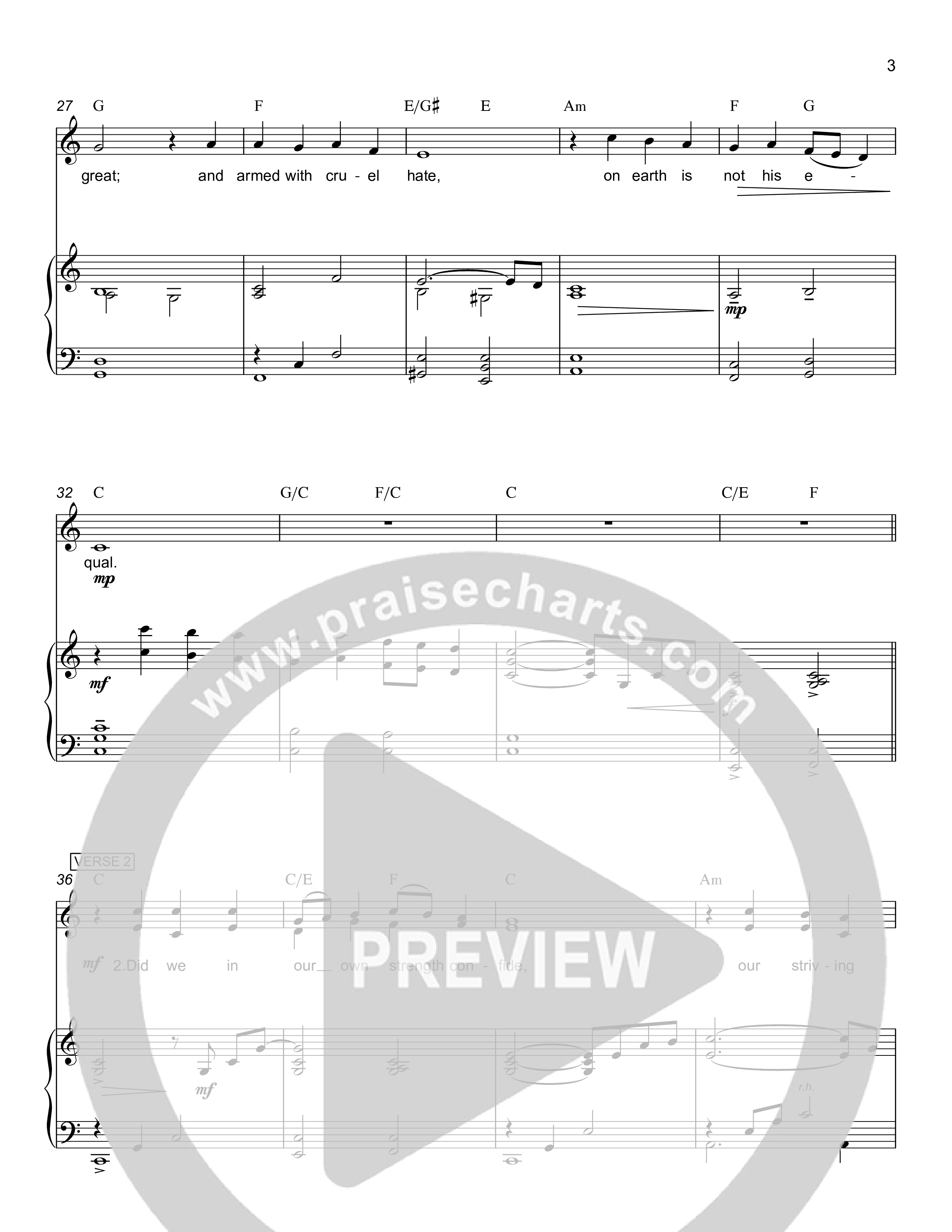 A Mighty Fortress Rhythm/Vocal (Rick Barnes)