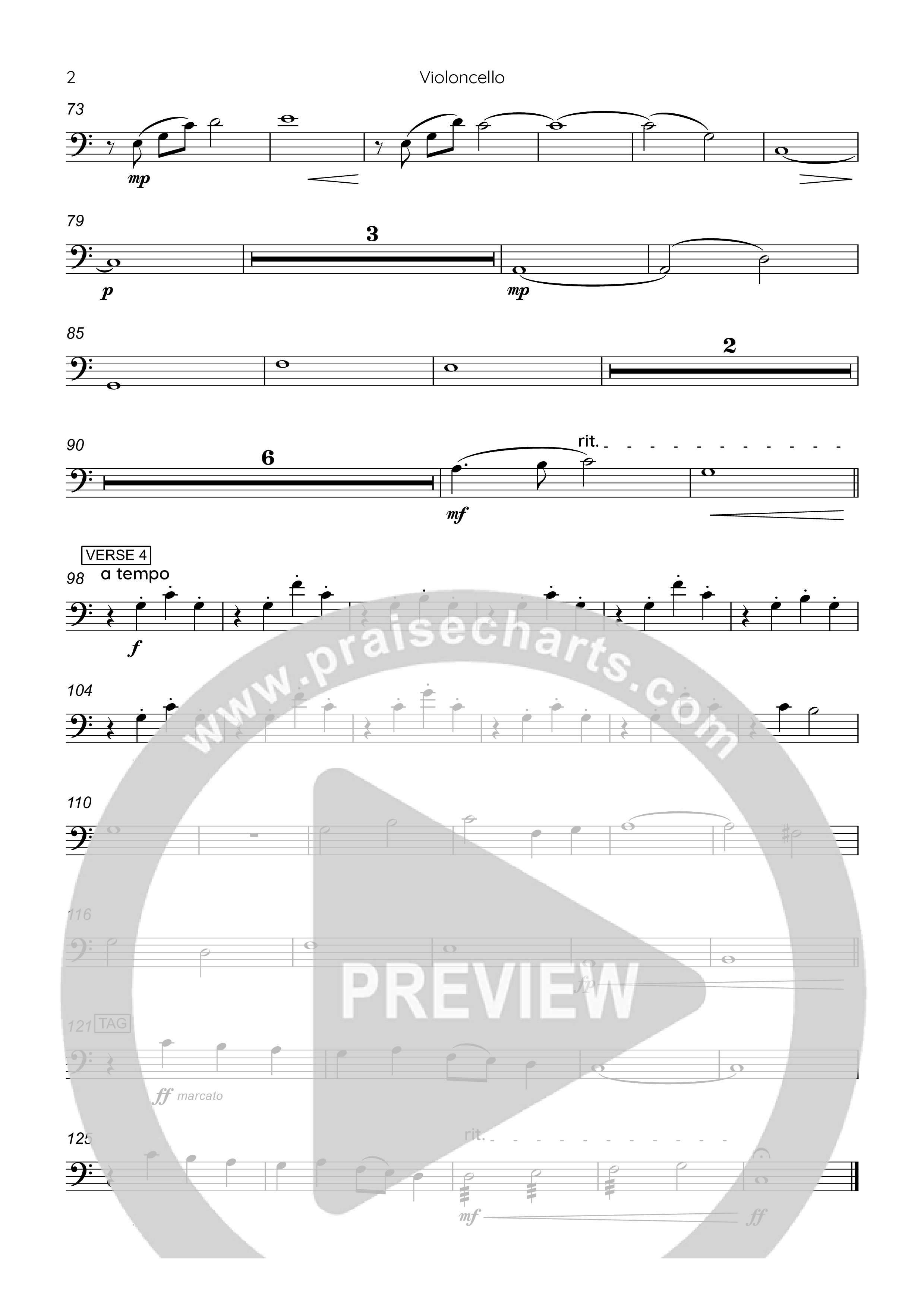 A Mighty Fortress Violincello (Rick Barnes)