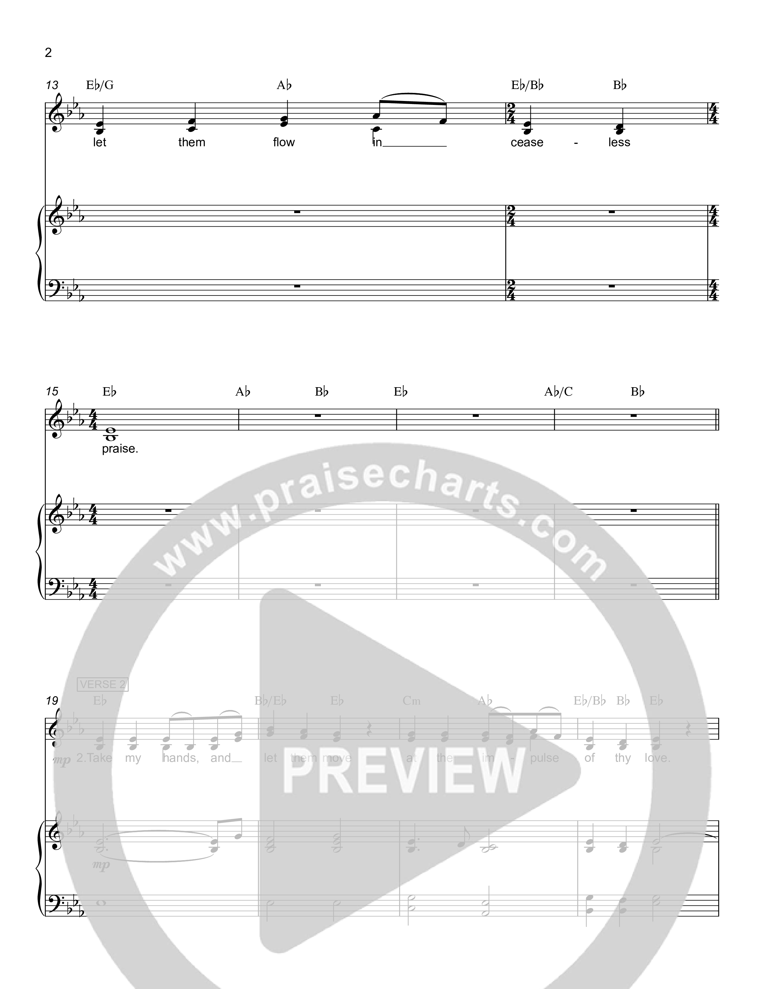 Take My Life And Let It Be Rhythm/Vocal (Rick Barnes)