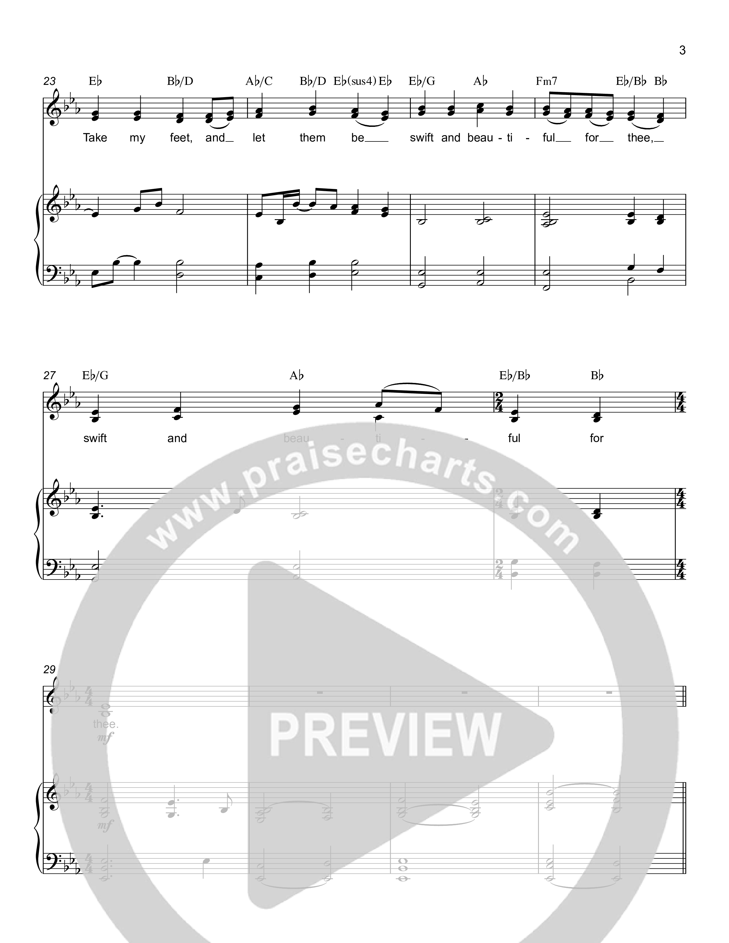 Take My Life And Let It Be Rhythm/Vocal (Rick Barnes)