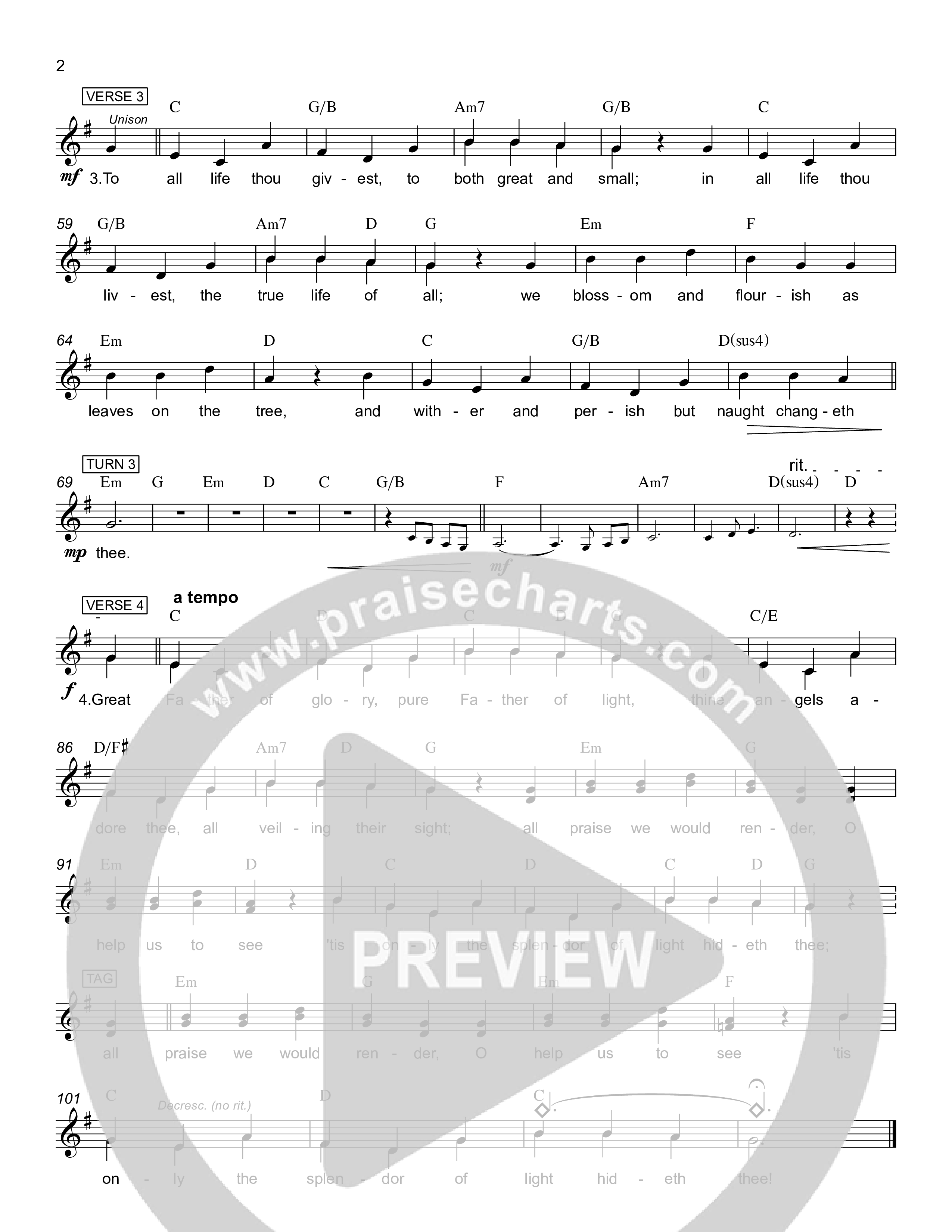 Immortal Invisible Lead Sheet (SAT) (Rick Barnes)