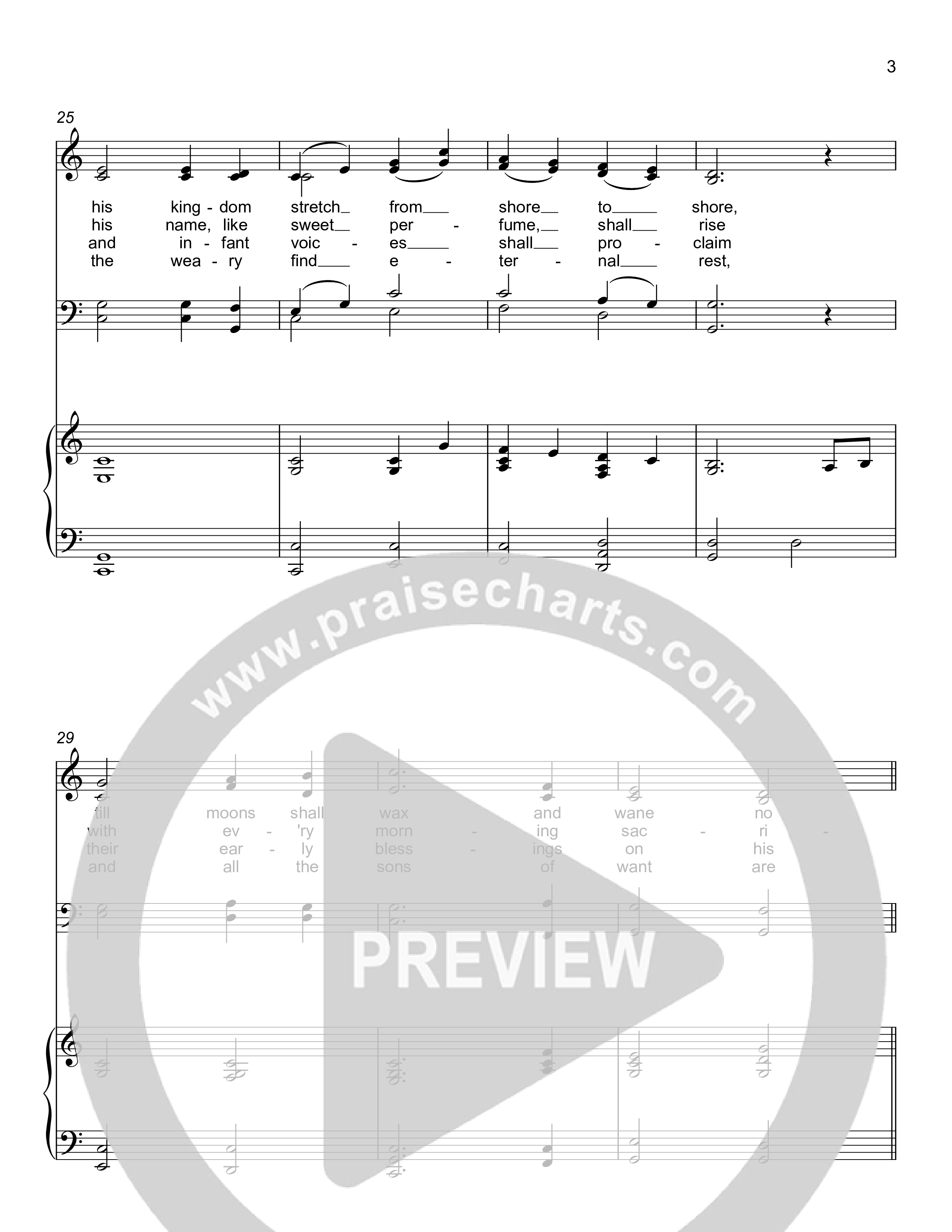 Jesus Shall Reign Piano/Vocal Pack (Rick Barnes)