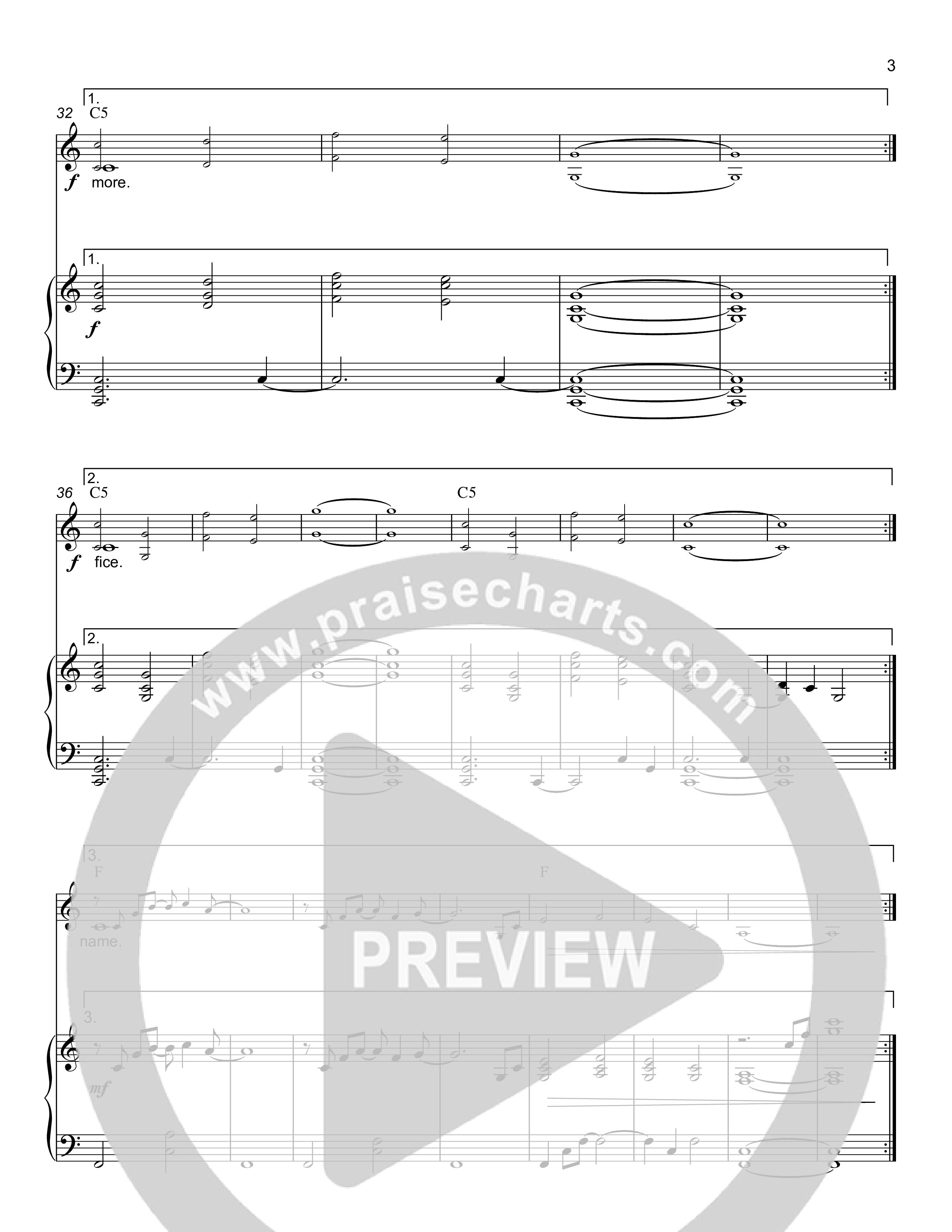 Jesus Shall Reign Rhythm/Vocal (Rick Barnes)