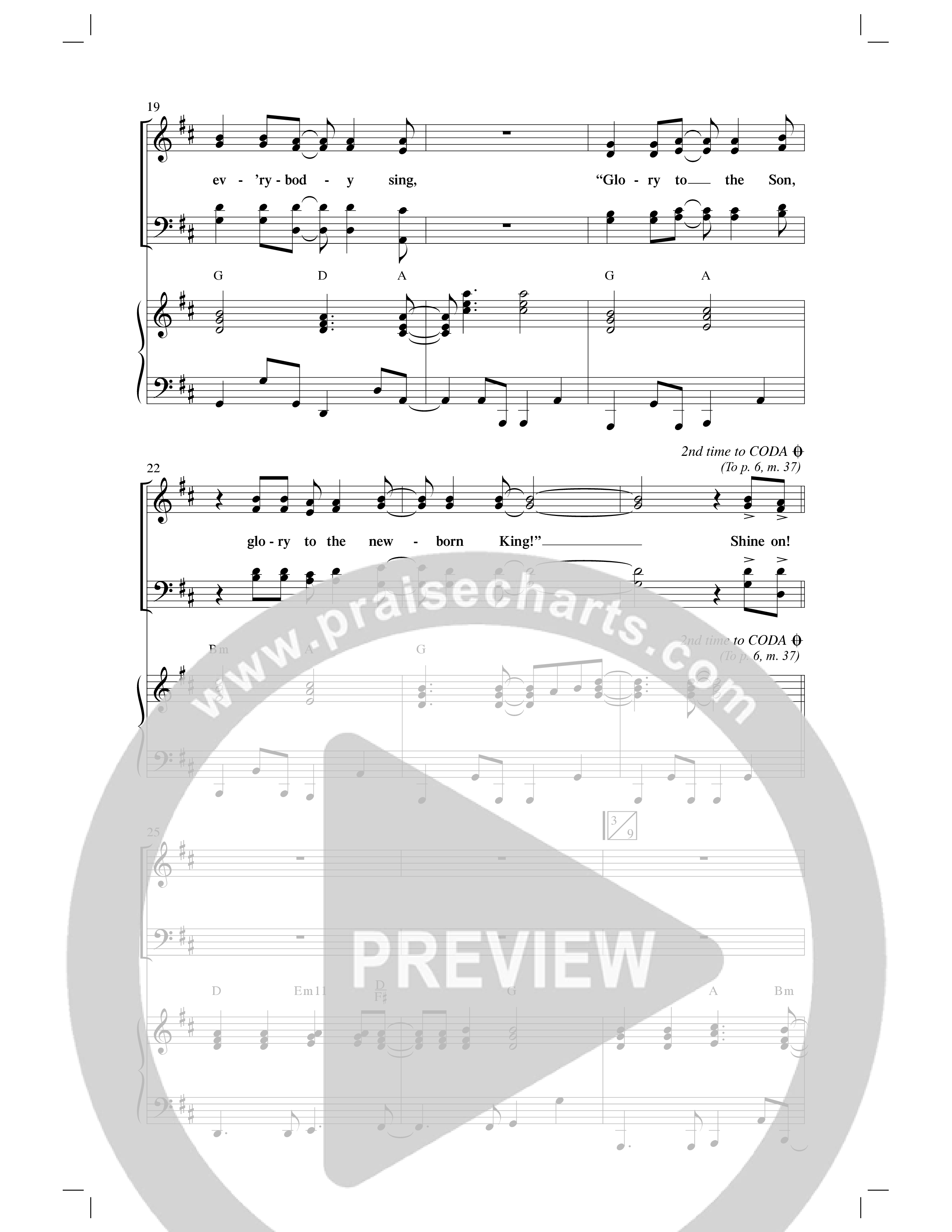 Shine On (Choral Anthem SATB) Anthem (SATB/Piano) (Word Music Choral / Arr. Lari Goss)