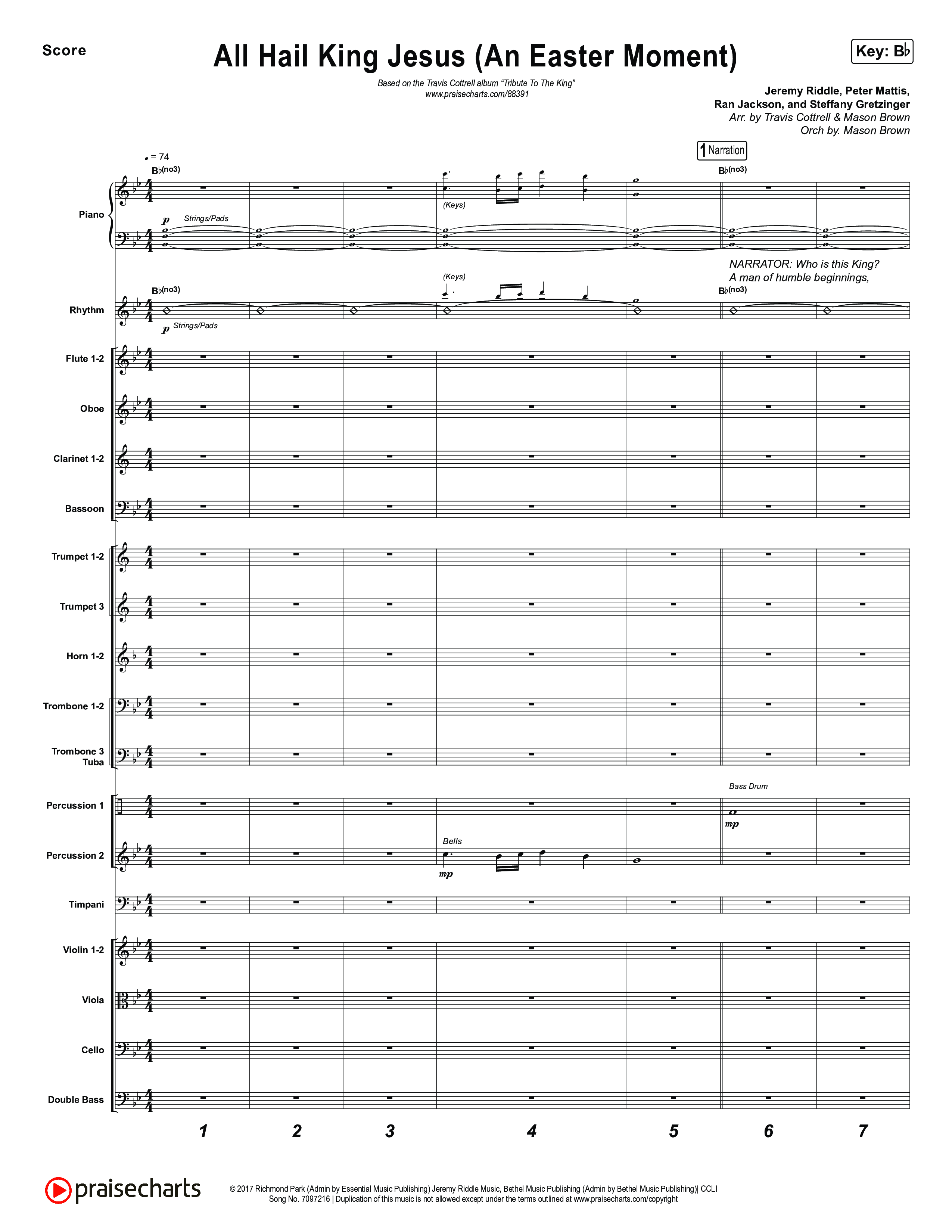 Tribute To The King (8 Song Choral Collection) Song 2 (Orchestration) (Travis Cottrell)