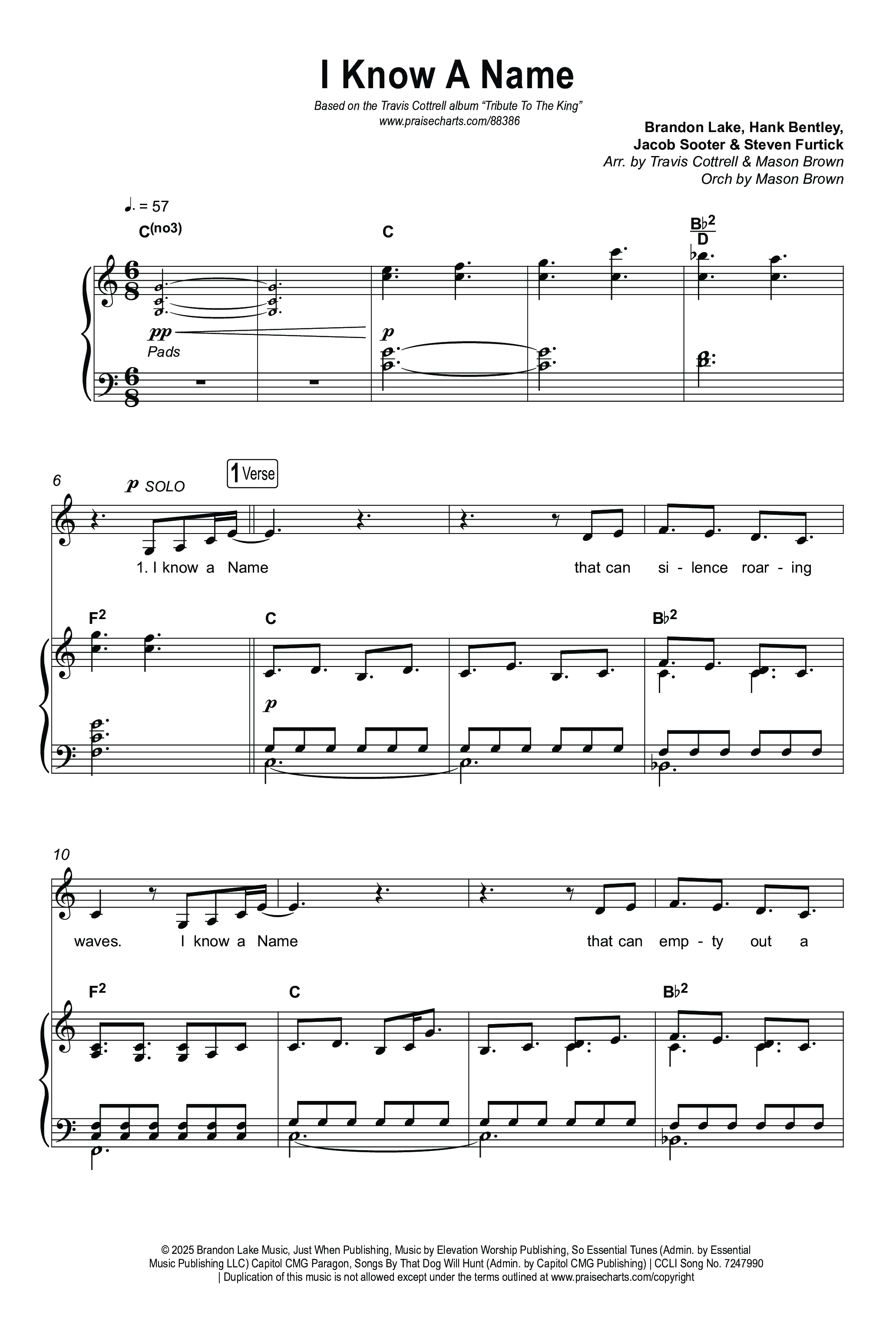 Tribute To The King (8 Song Choral Collection) Song 3 (Octavo SATB) (Travis Cottrell)