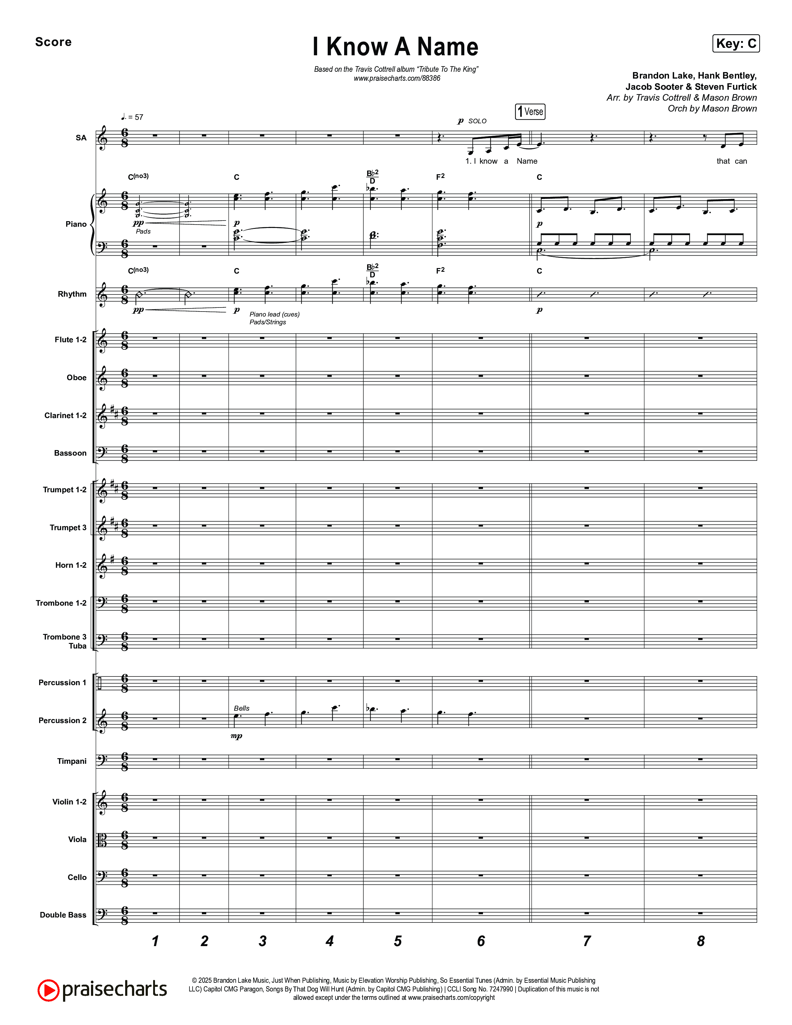 Tribute To The King (8 Song Choral Collection) Song 3 (Orchestration) (Travis Cottrell)