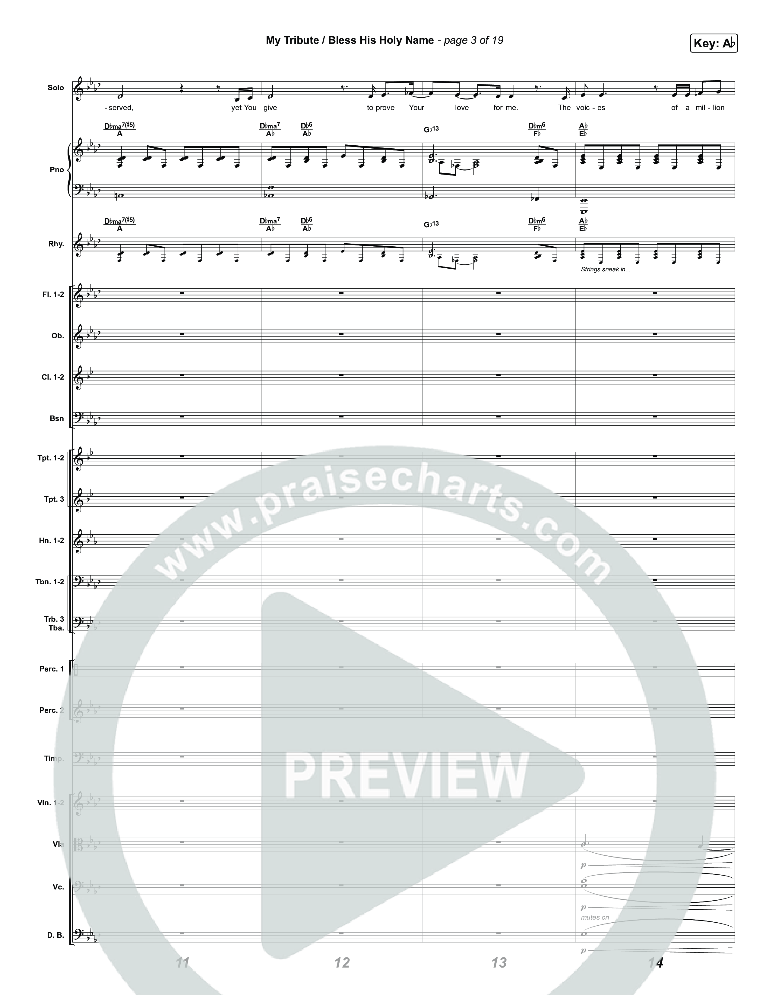 Tribute To The King (8 Song Choral Collection) Song 4 (Orchestration) (Travis Cottrell)