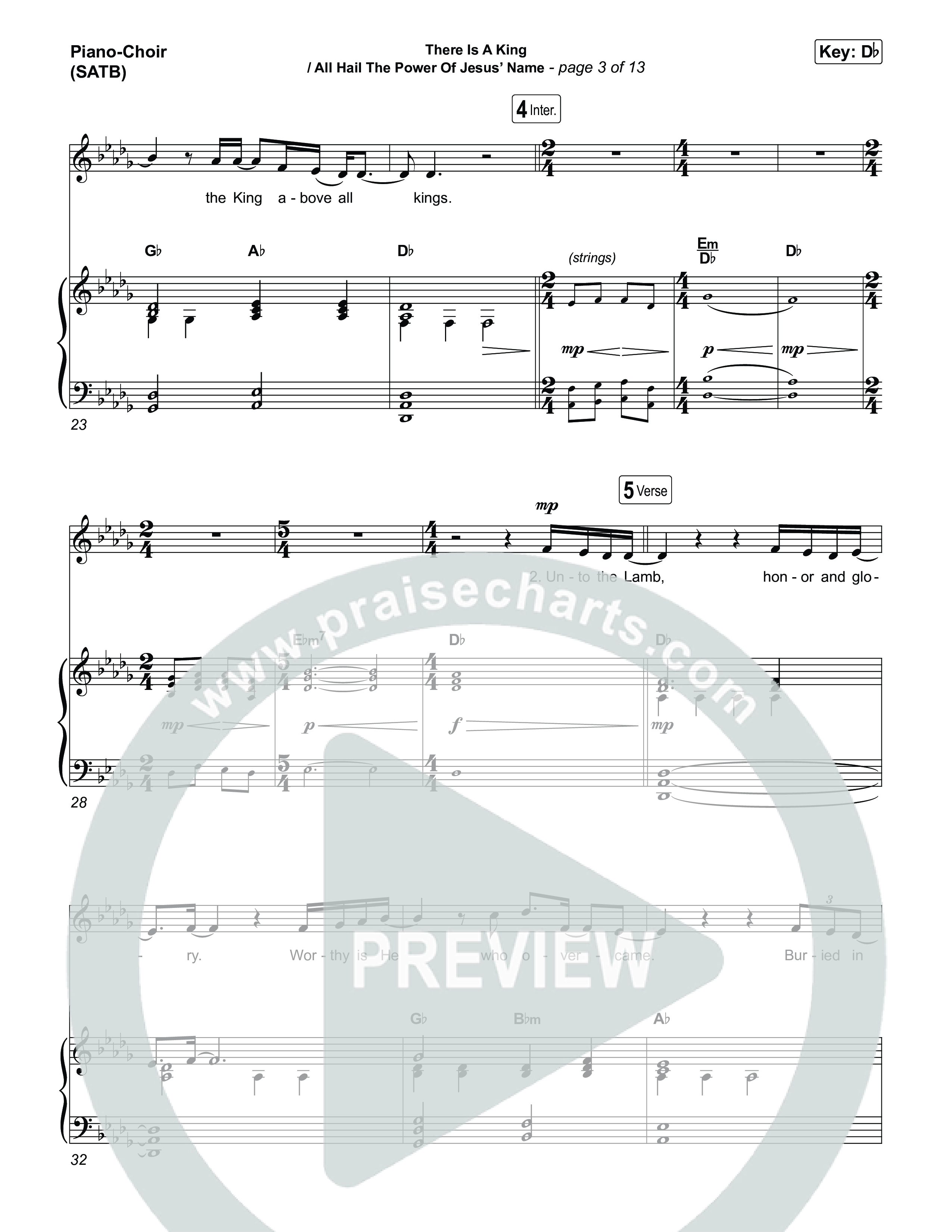Tribute To The King (8 Song Choral Collection) Song 5 (Piano SATB) (Travis Cottrell)