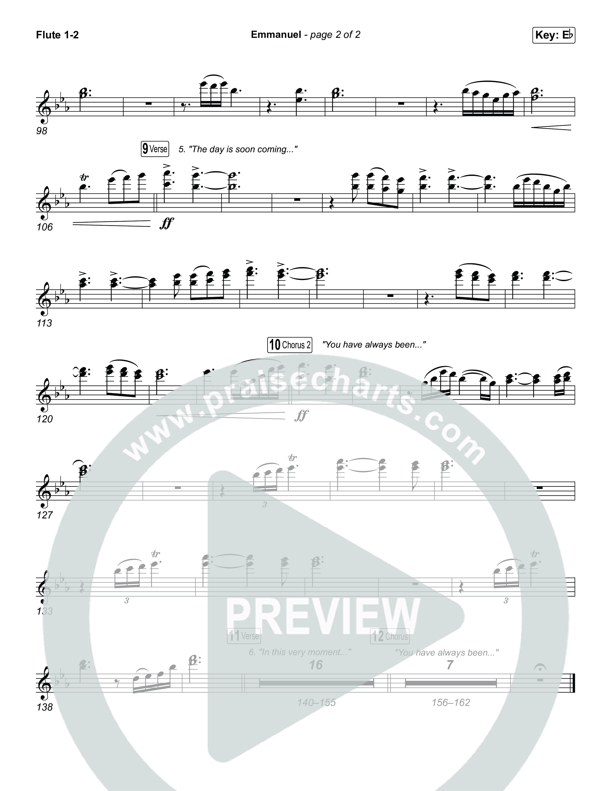 Emmanuel (Worship Choir/SAB) Wind Pack (Charity Gayle / Ryan Kennedy / Arr. Luke Gambill)