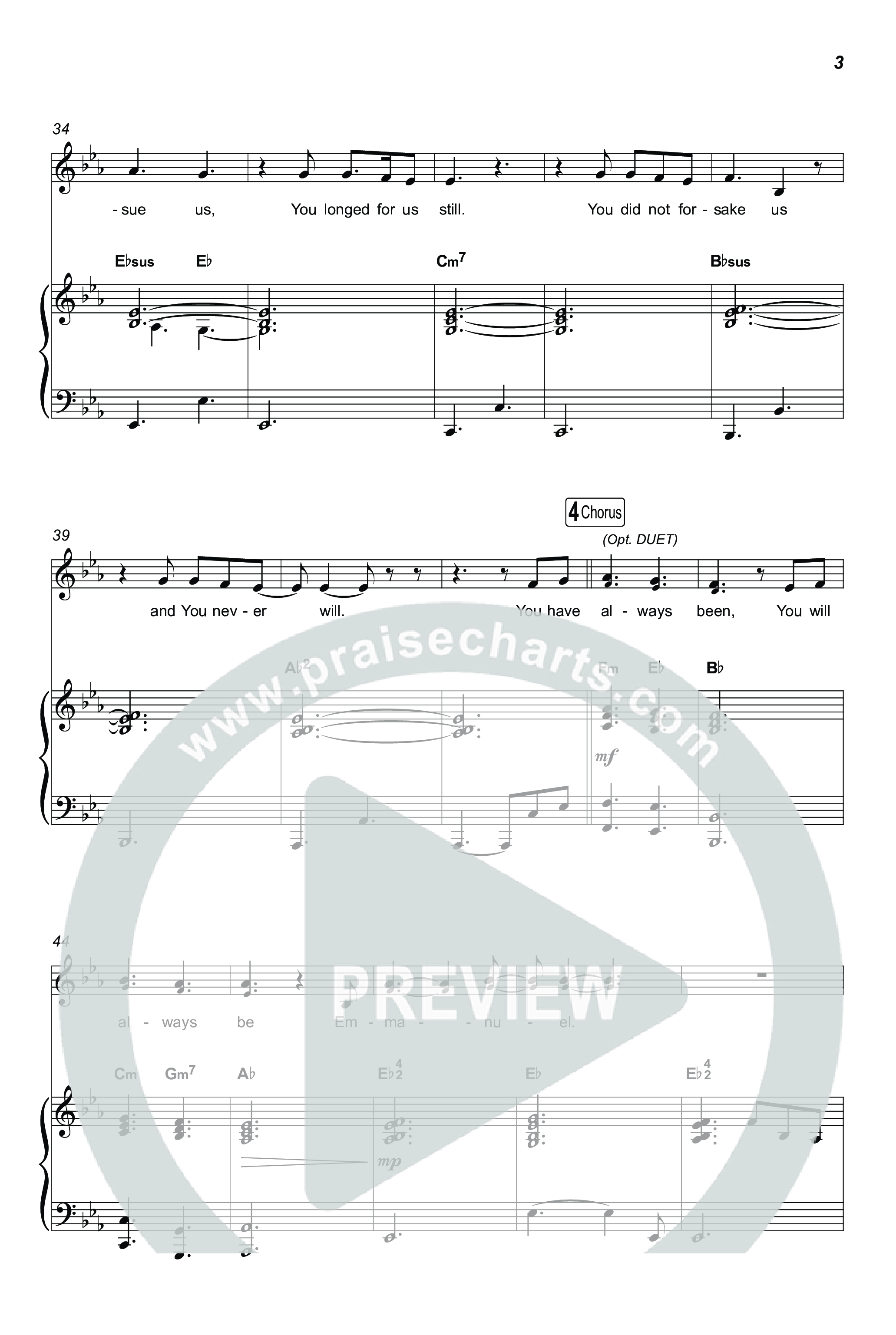 Emmanuel (Worship Choir/SAB) Octavo (SAB & Pno) (Charity Gayle / Ryan Kennedy / Arr. Luke Gambill)