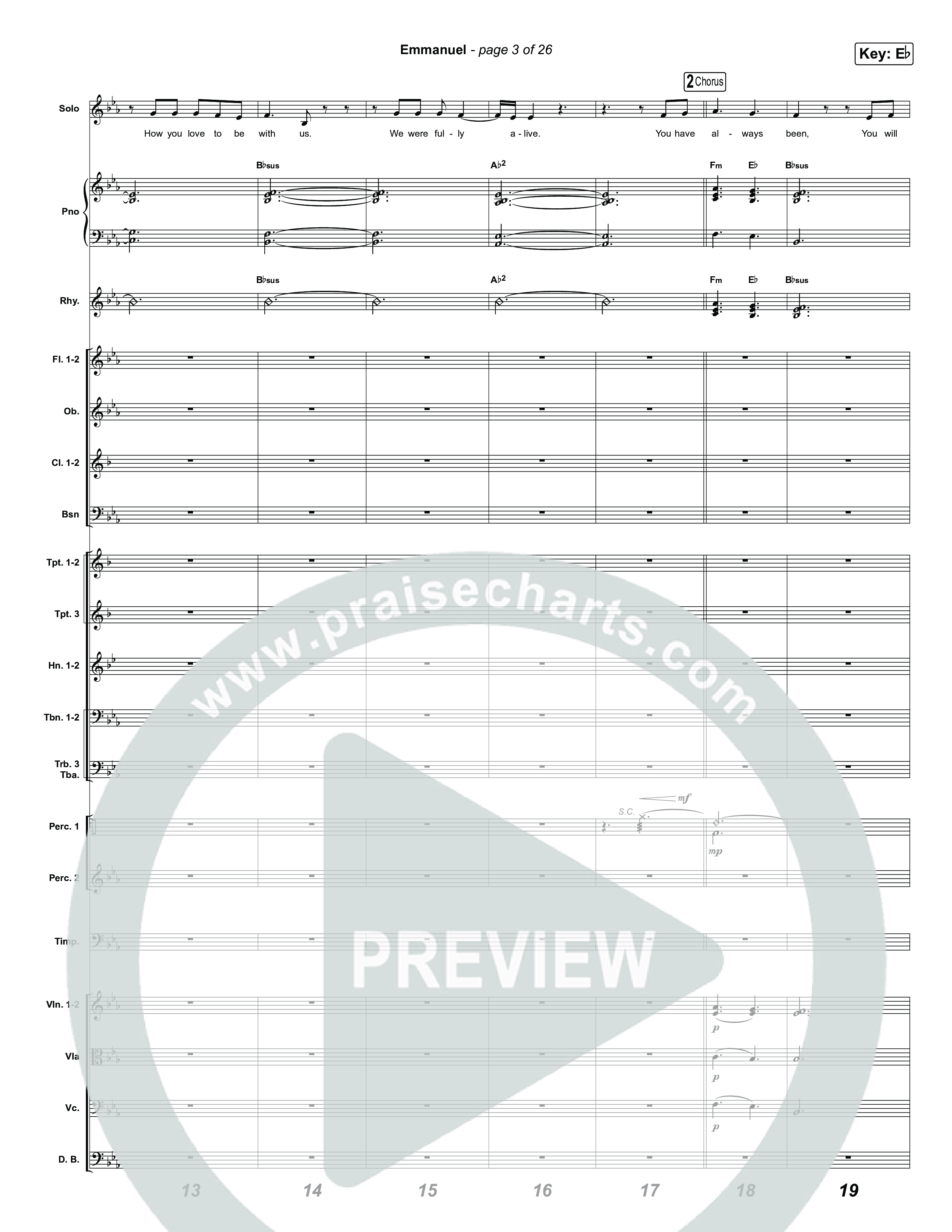 Emmanuel (Sing It Now) Conductor's Score (Charity Gayle / Ryan Kennedy / Arr. Luke Gambill)