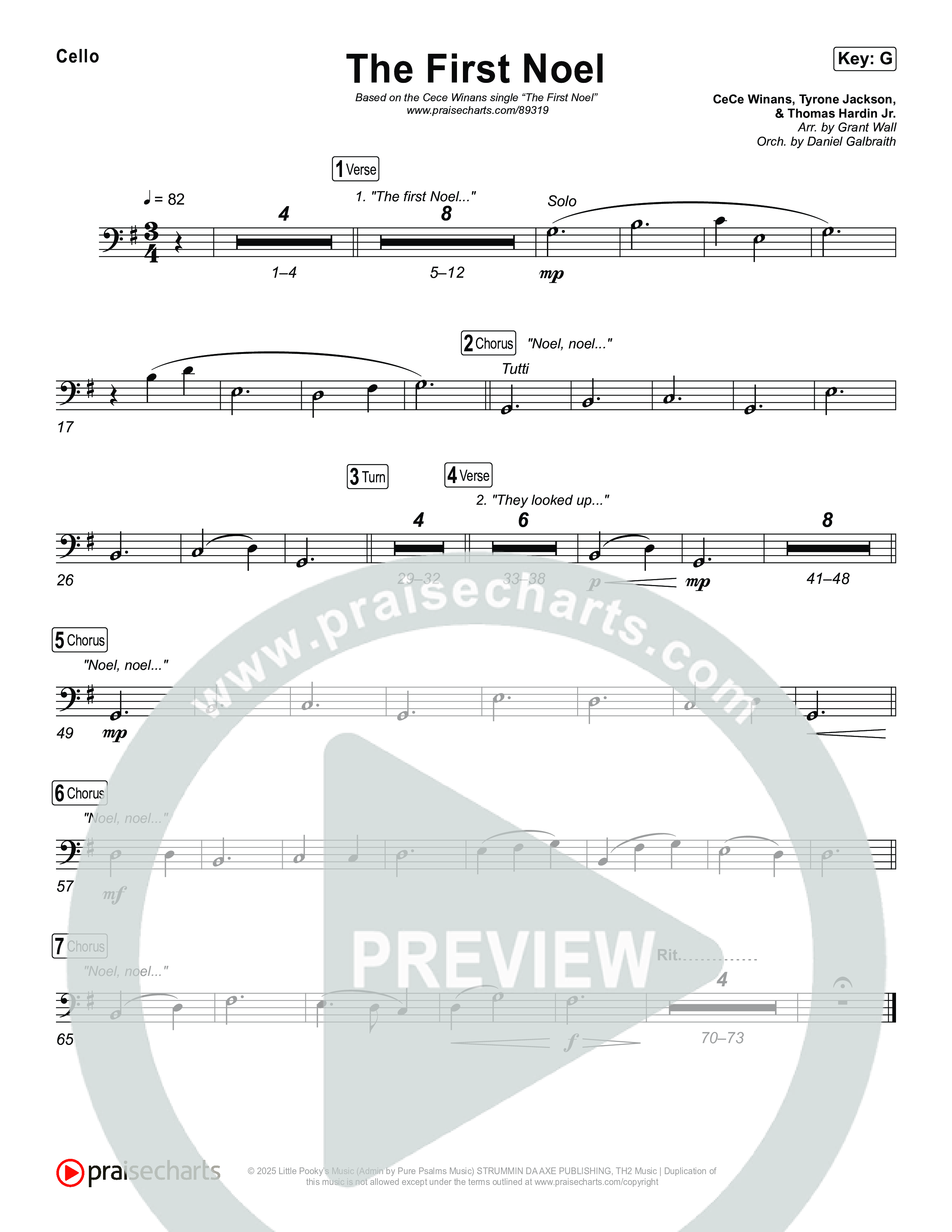 The First Noel Cello (CeCe Winans)