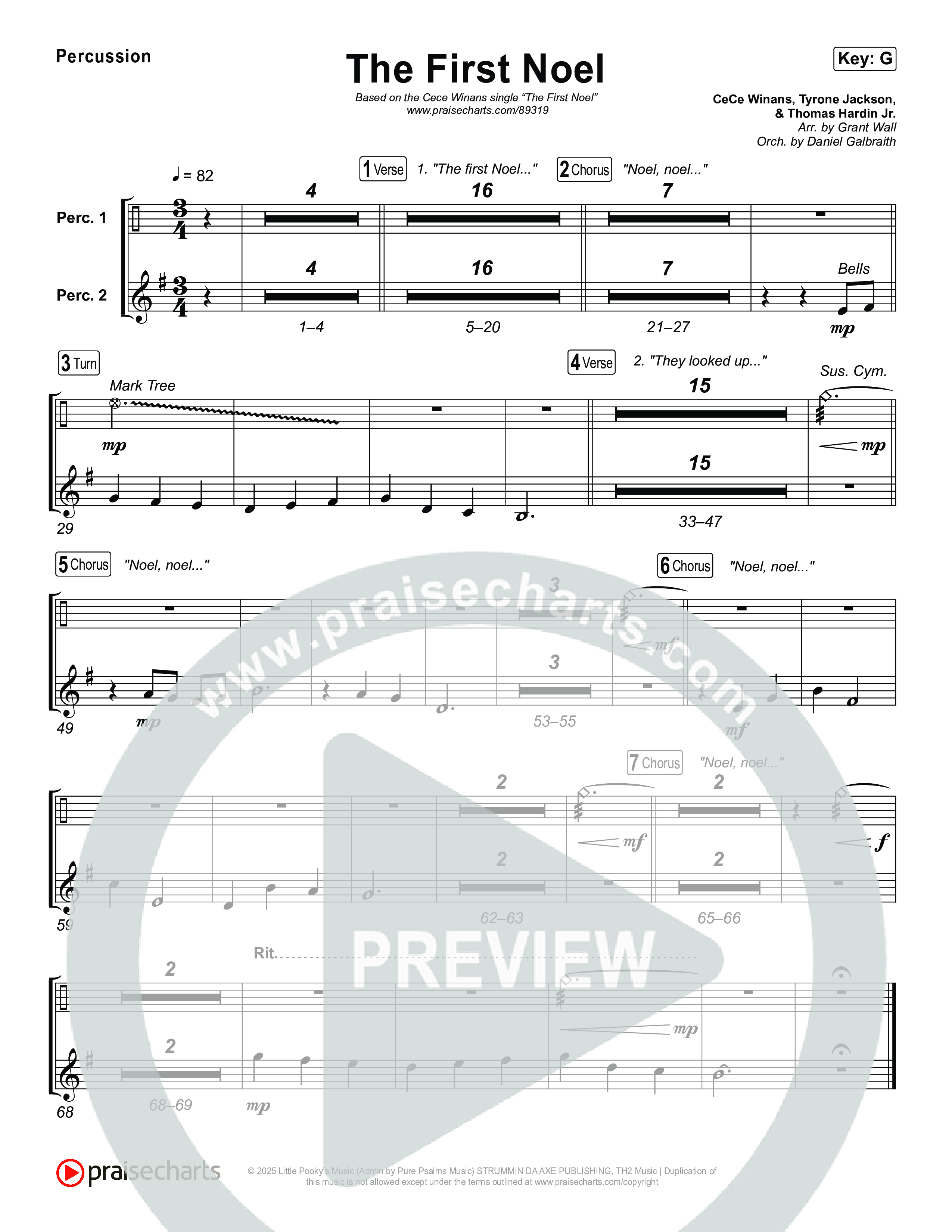 The First Noel Percussion (CeCe Winans)