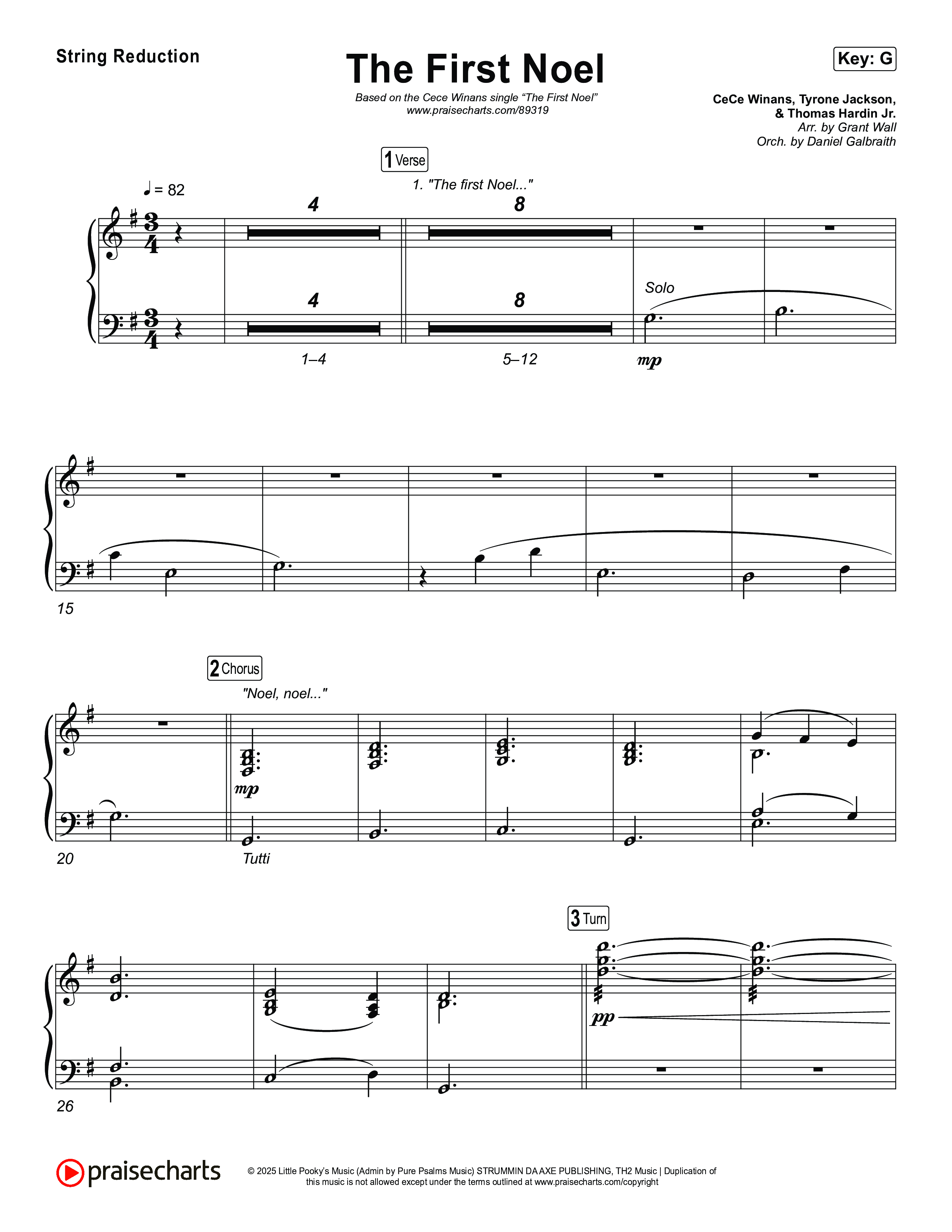 The First Noel String Reduction (CeCe Winans)