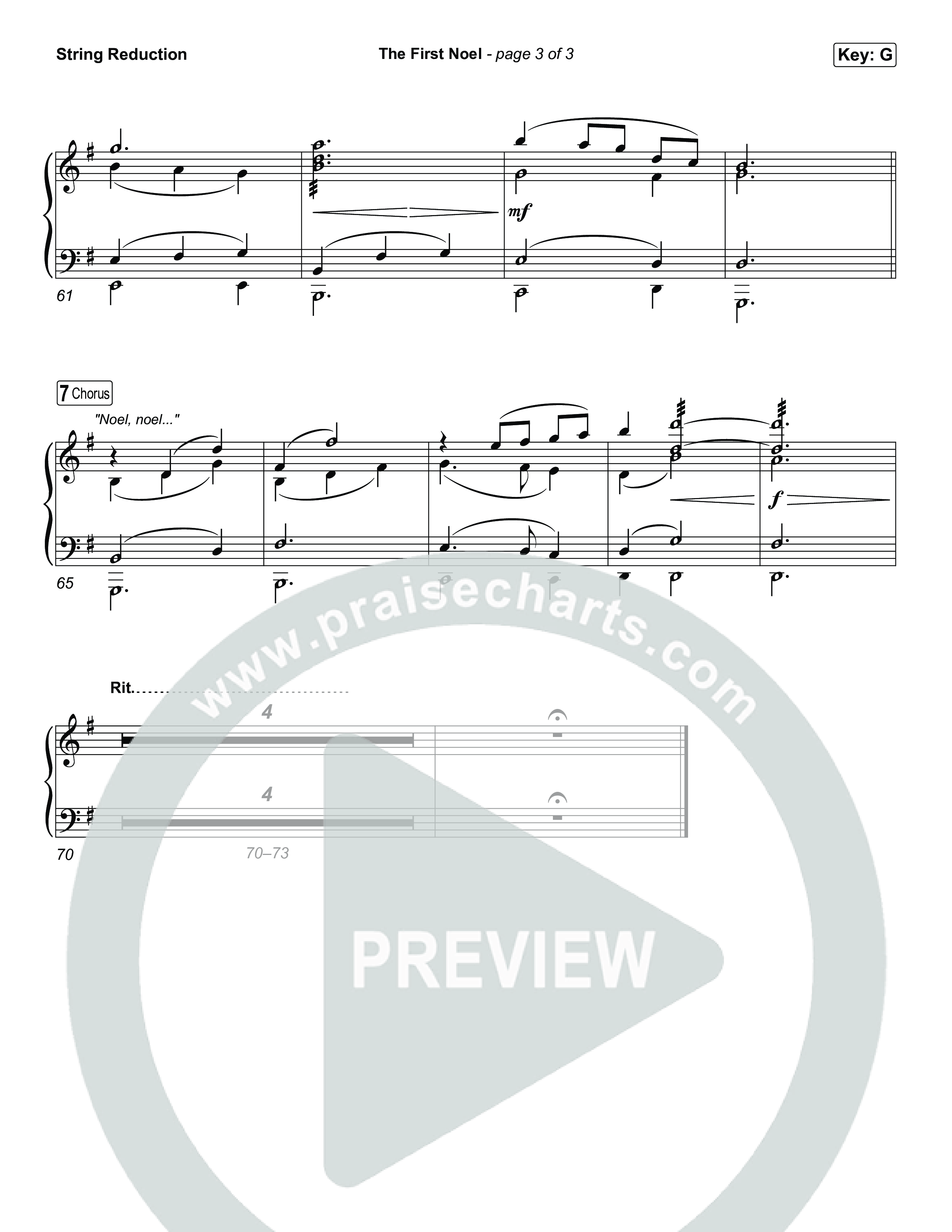 The First Noel String Reduction (CeCe Winans)