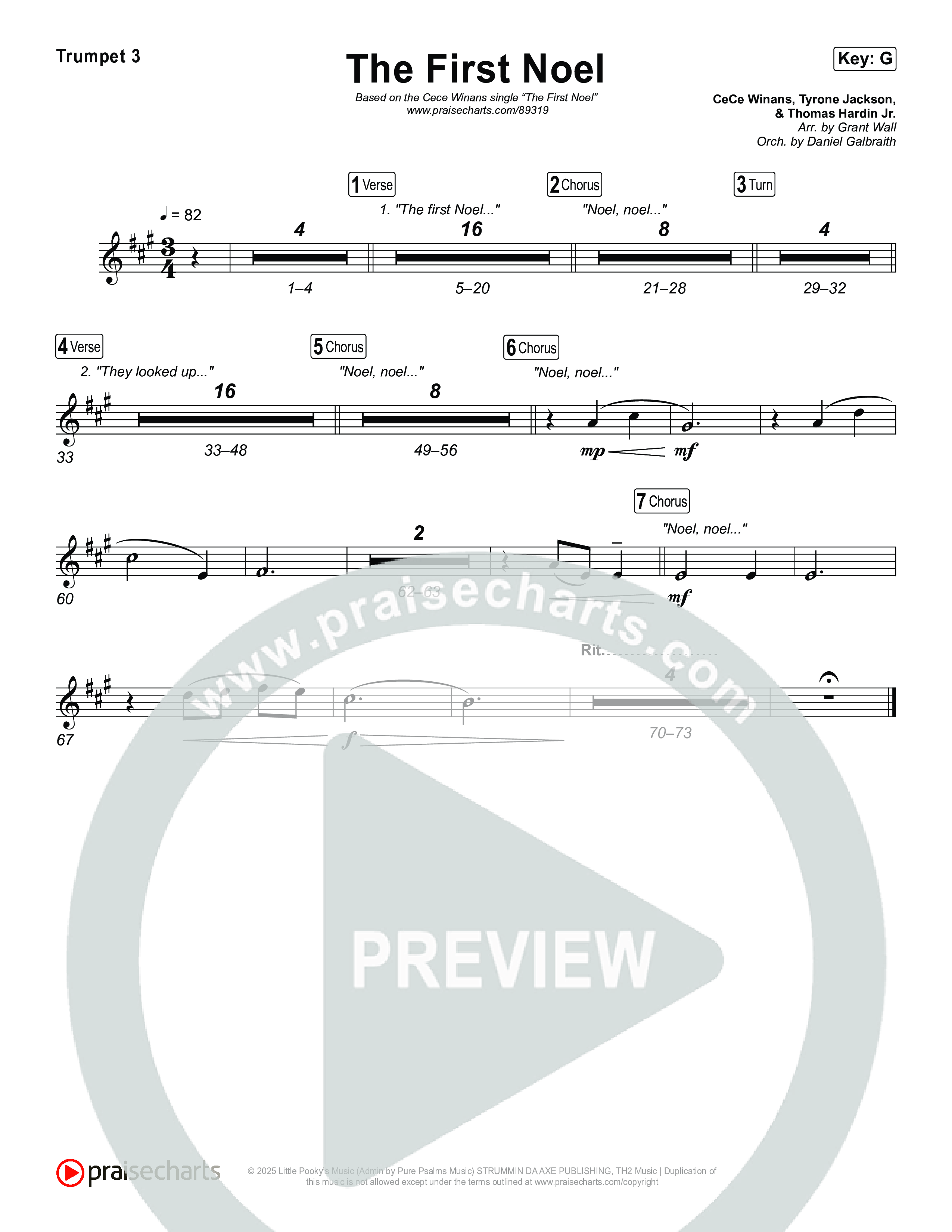 The First Noel Trumpet 1,2 (CeCe Winans)