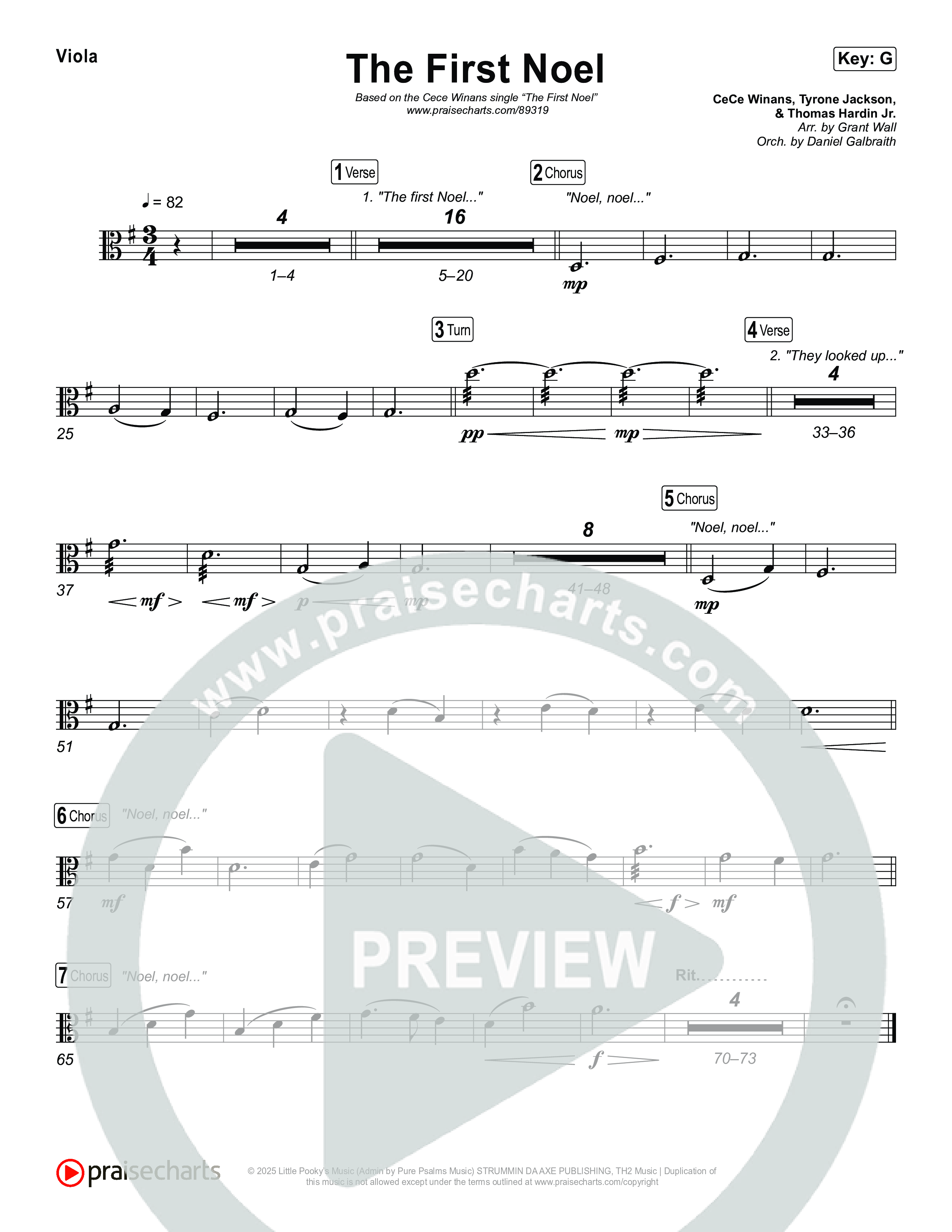 The First Noel String Pack (CeCe Winans)