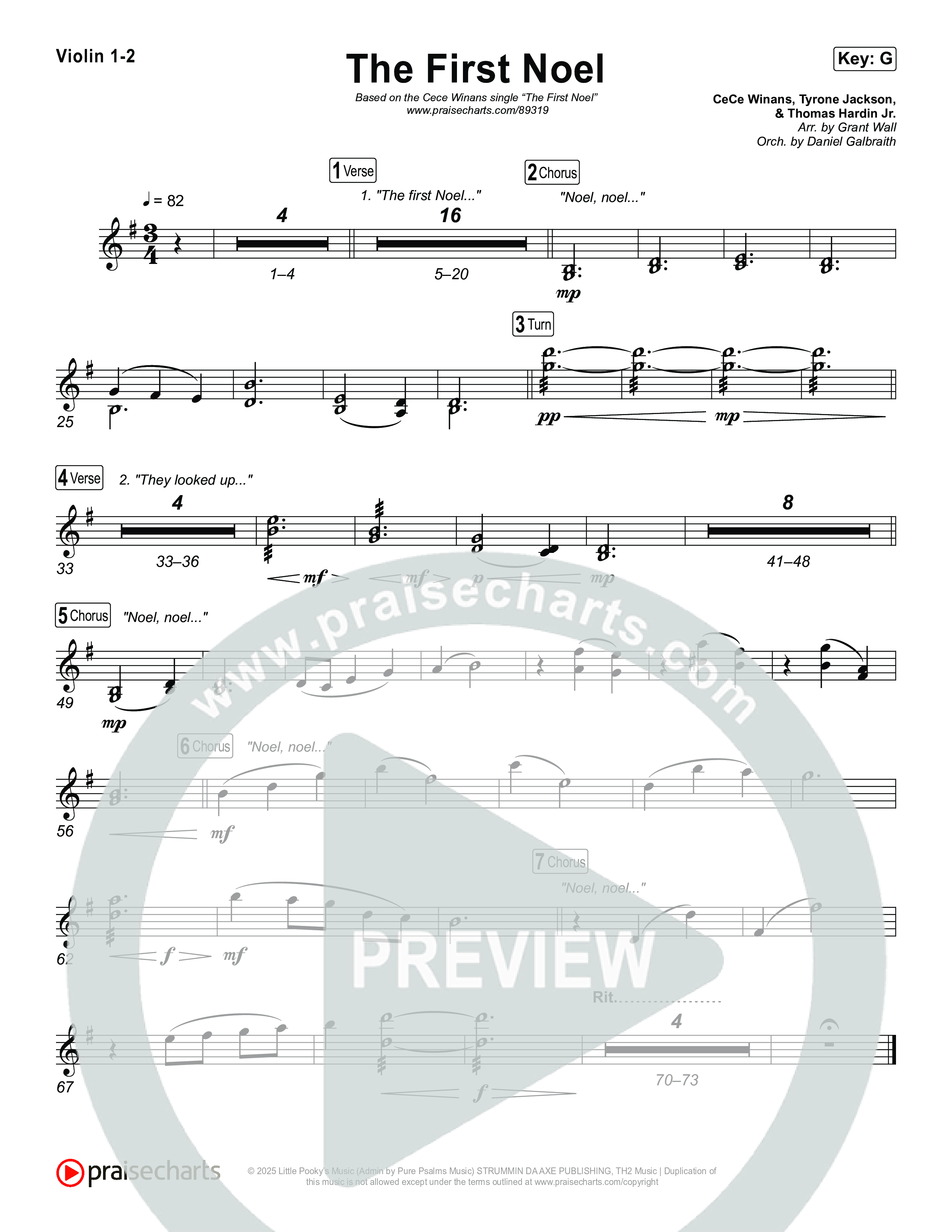 The First Noel String Pack (CeCe Winans)