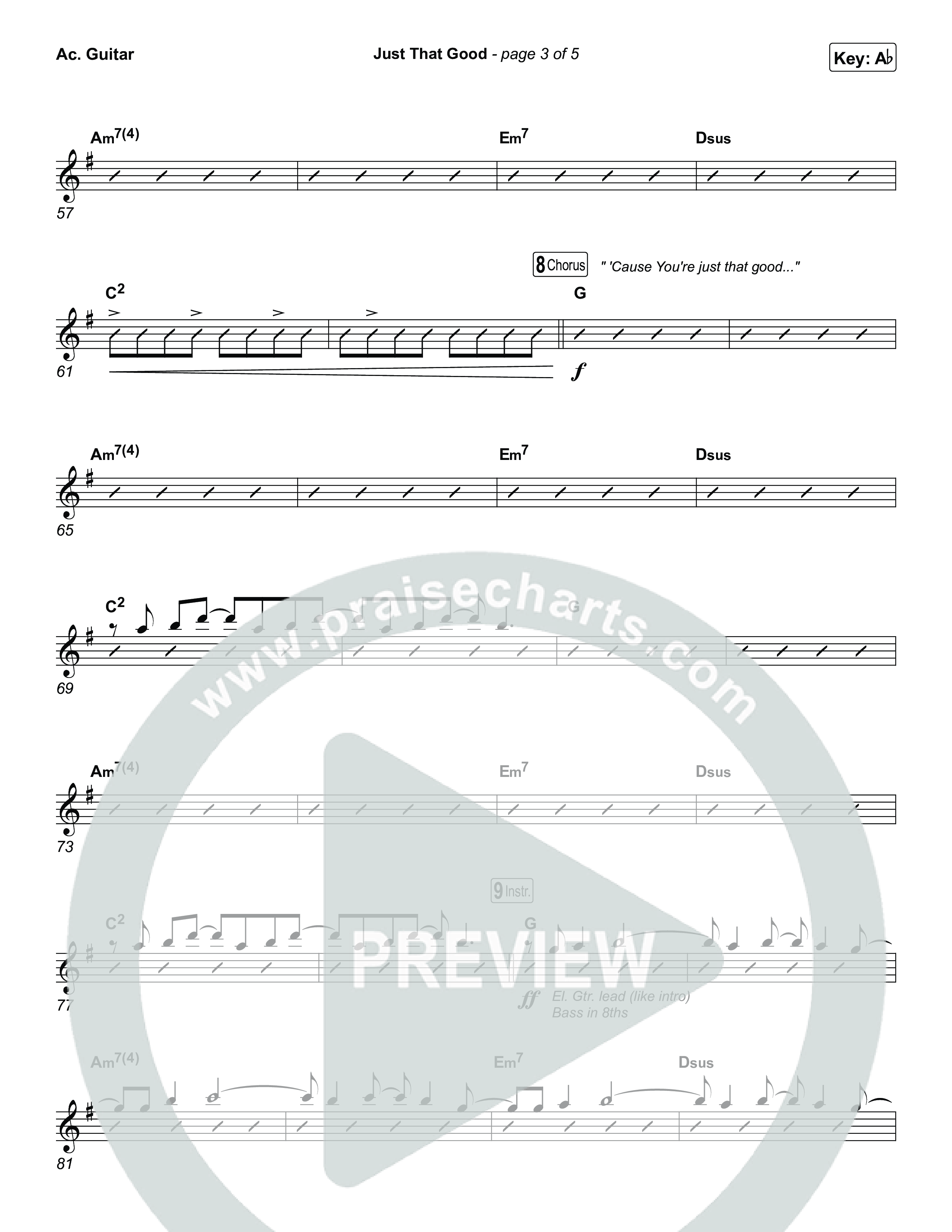 Just That Good Acoustic Guitar (Kristian Stanfill)