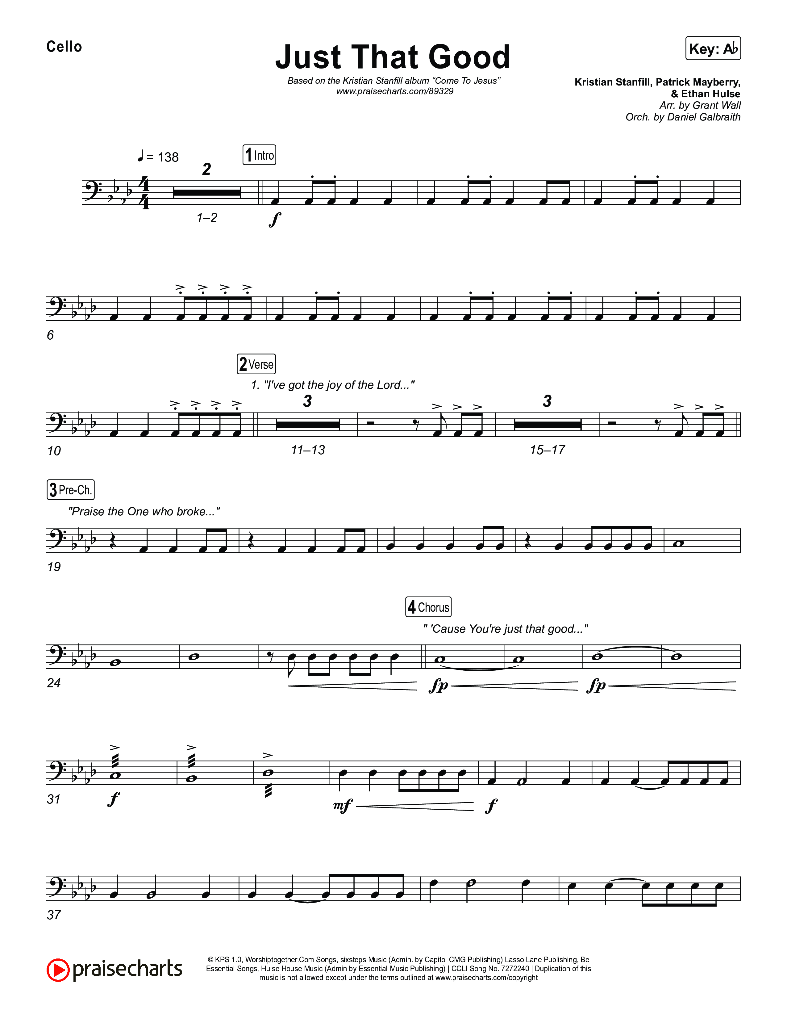 Just That Good Cello (Kristian Stanfill)