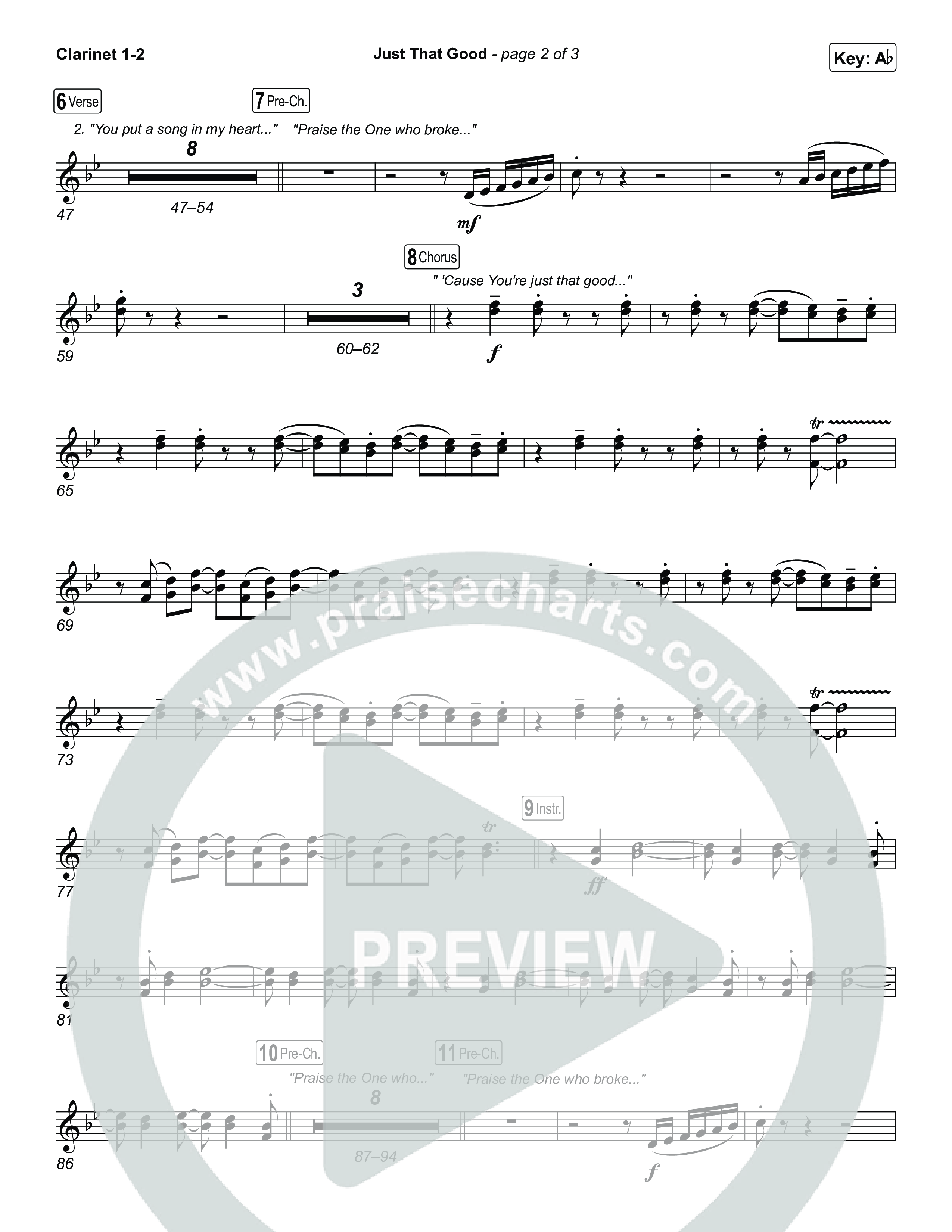 Just That Good Clarinet 1/2 (Kristian Stanfill)