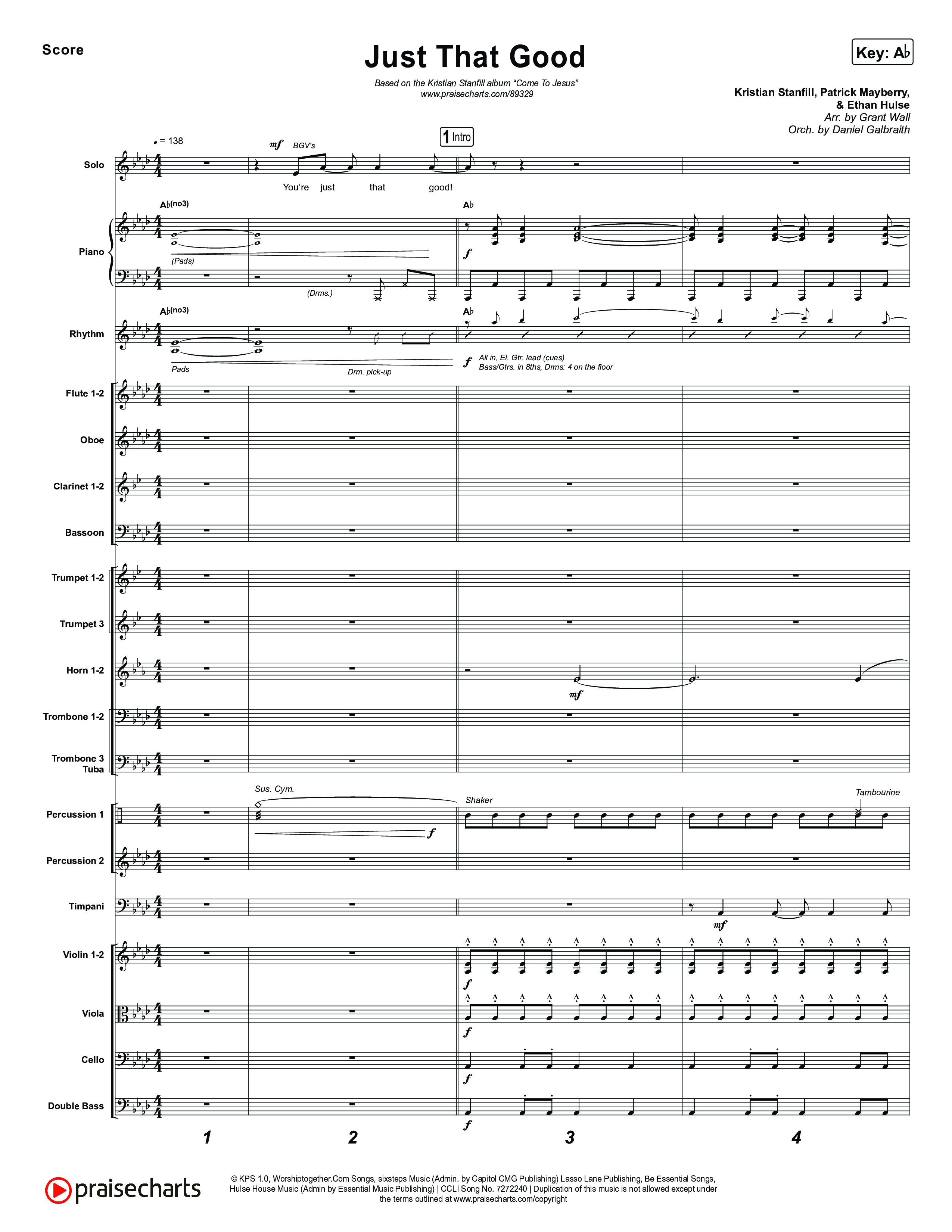 Just That Good Orchestration (Kristian Stanfill)