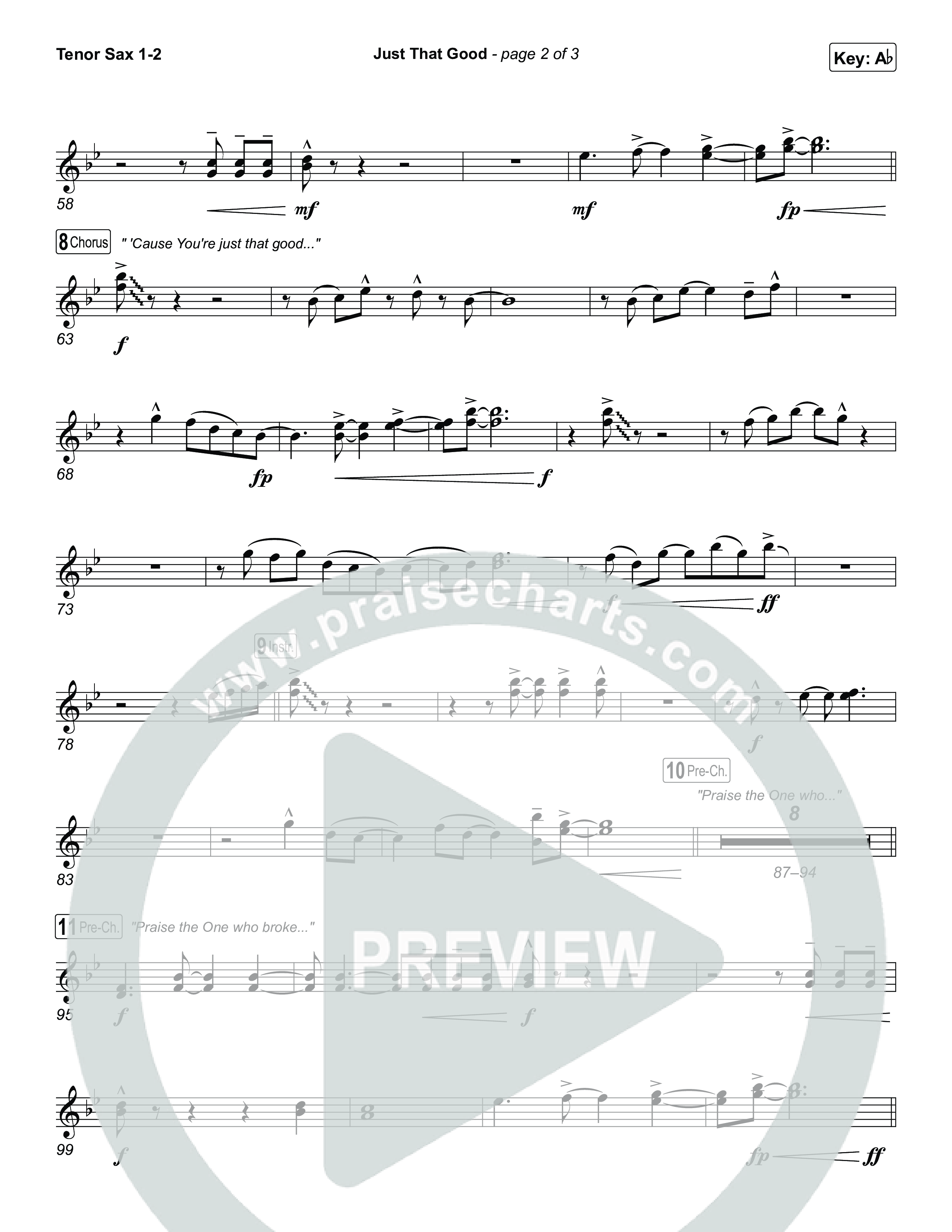 Just That Good Tenor Sax 1,2 (Kristian Stanfill)