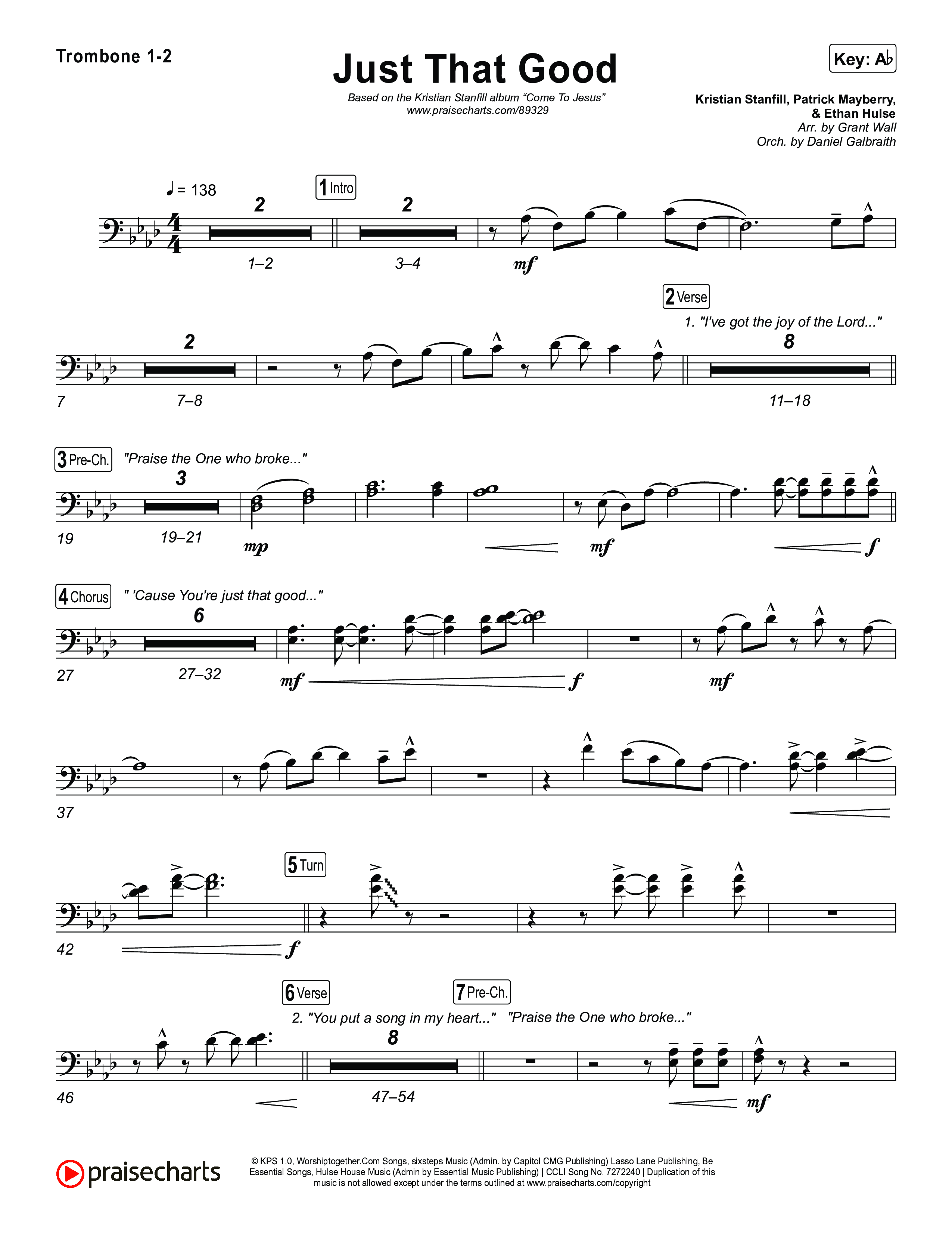 Just That Good Trombone 1/2 (Kristian Stanfill)