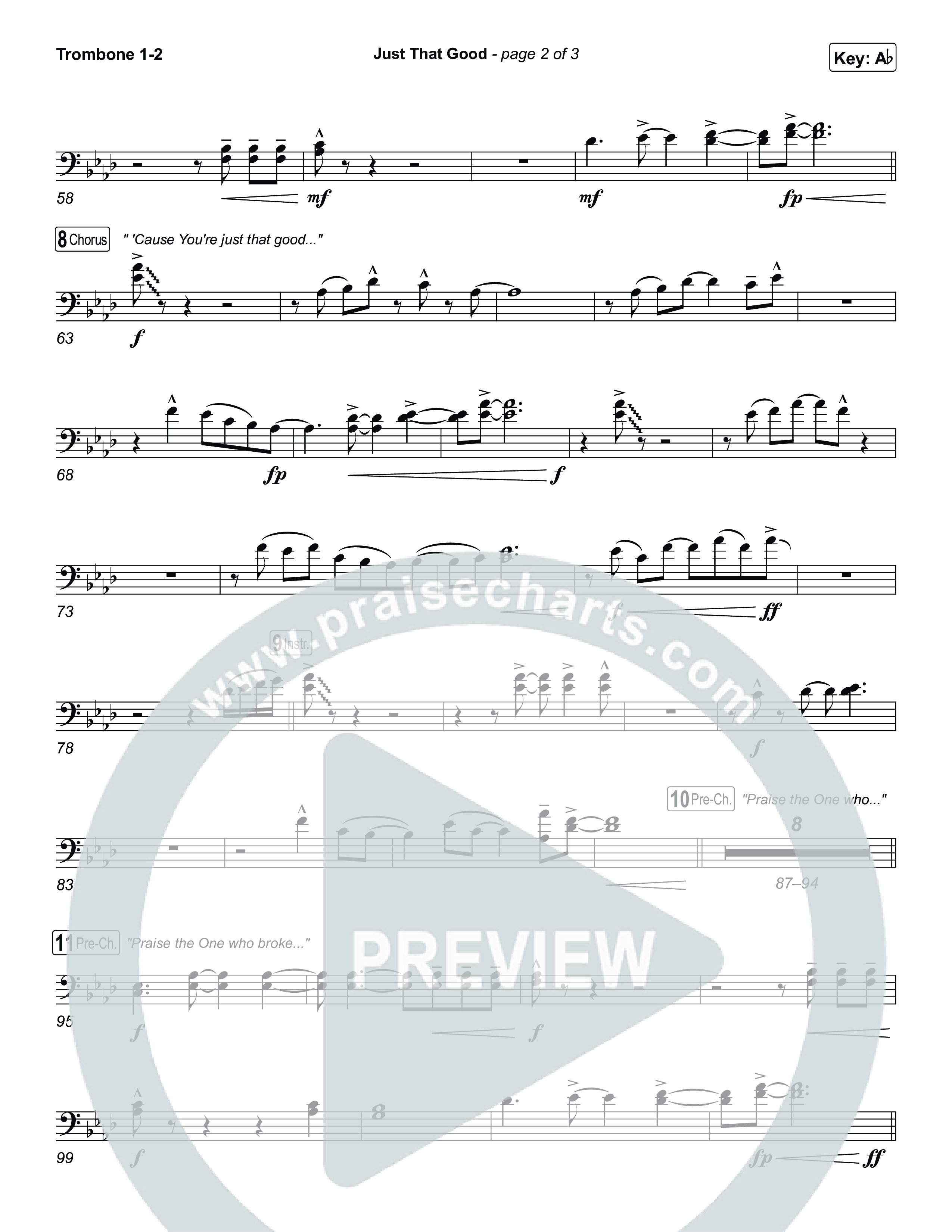 Just That Good Trombone 1/2 (Kristian Stanfill)