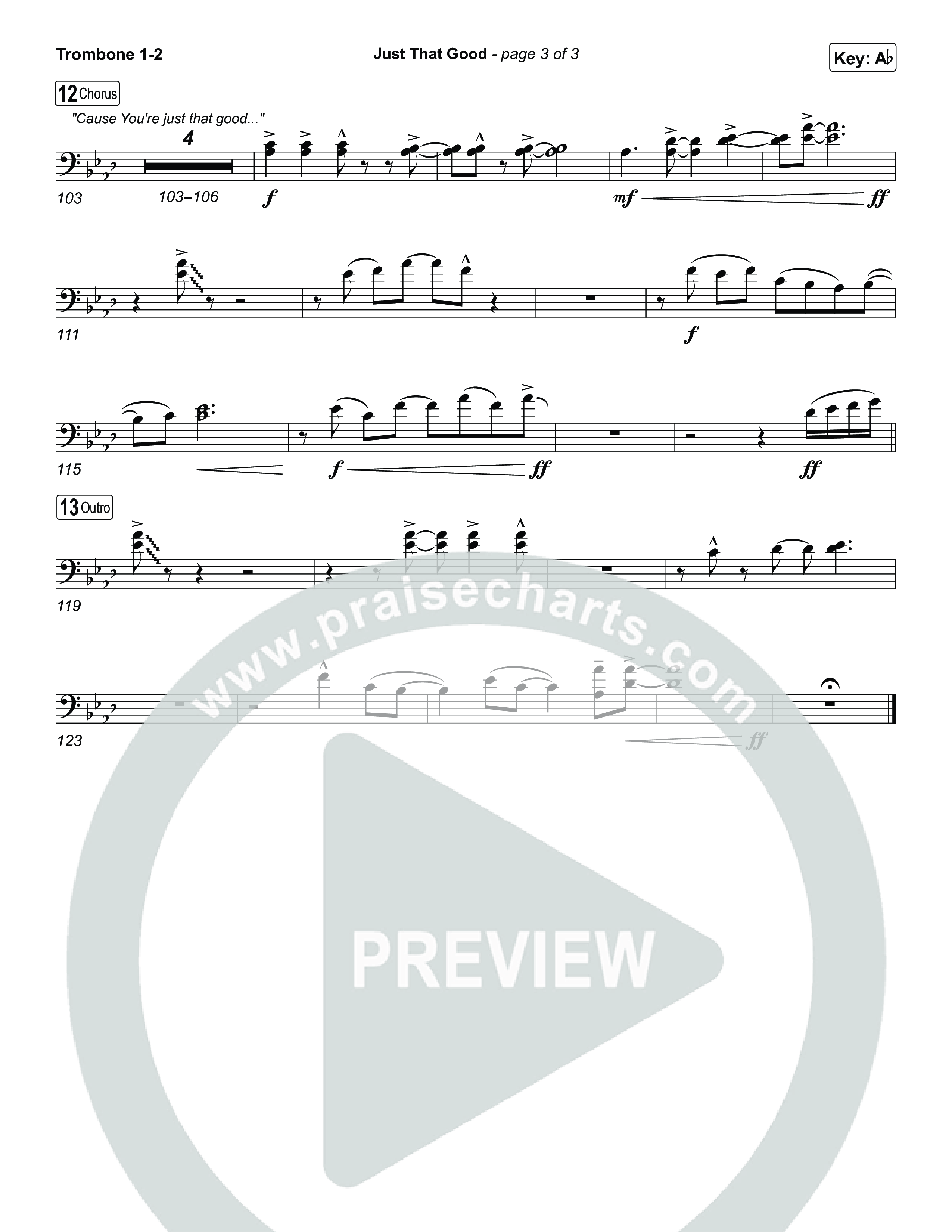 Just That Good Trombone 1/2 (Kristian Stanfill)