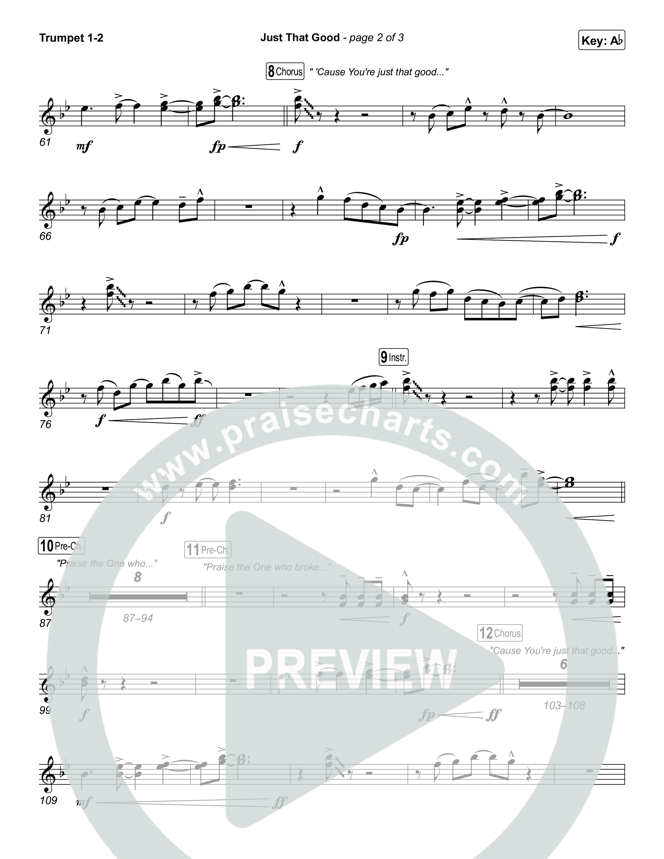 Just That Good Trumpet 1,2 (Kristian Stanfill)