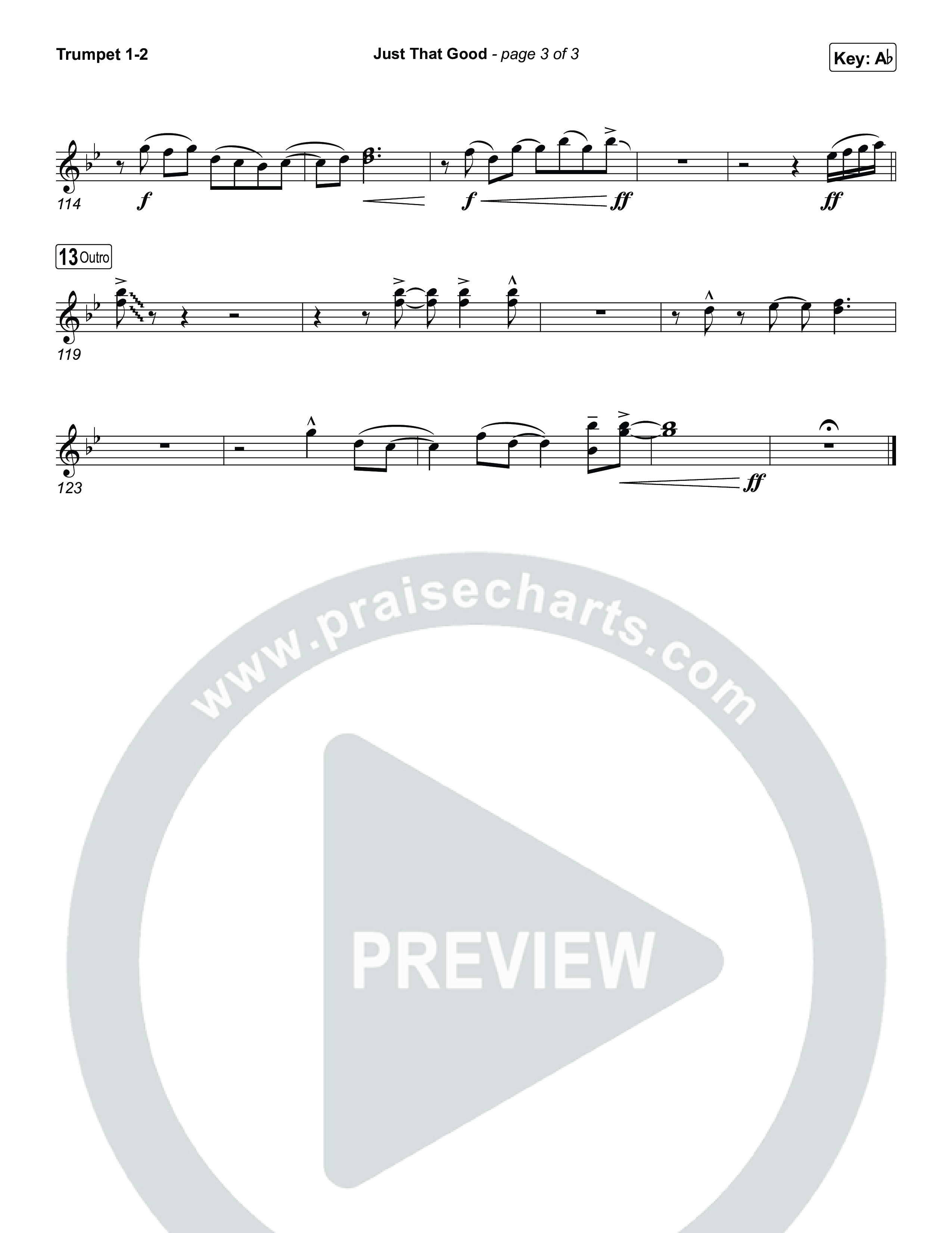 Just That Good Trumpet 1,2 (Kristian Stanfill)