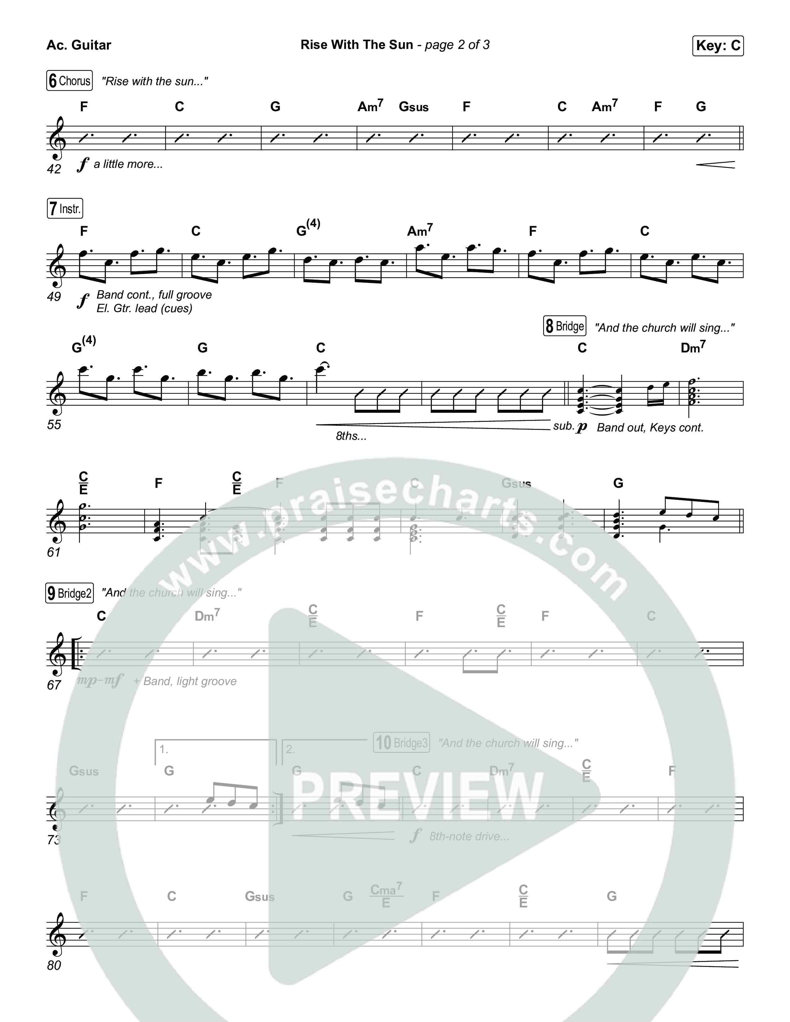 Rise With The Sun Acoustic Guitar (CityAlight)