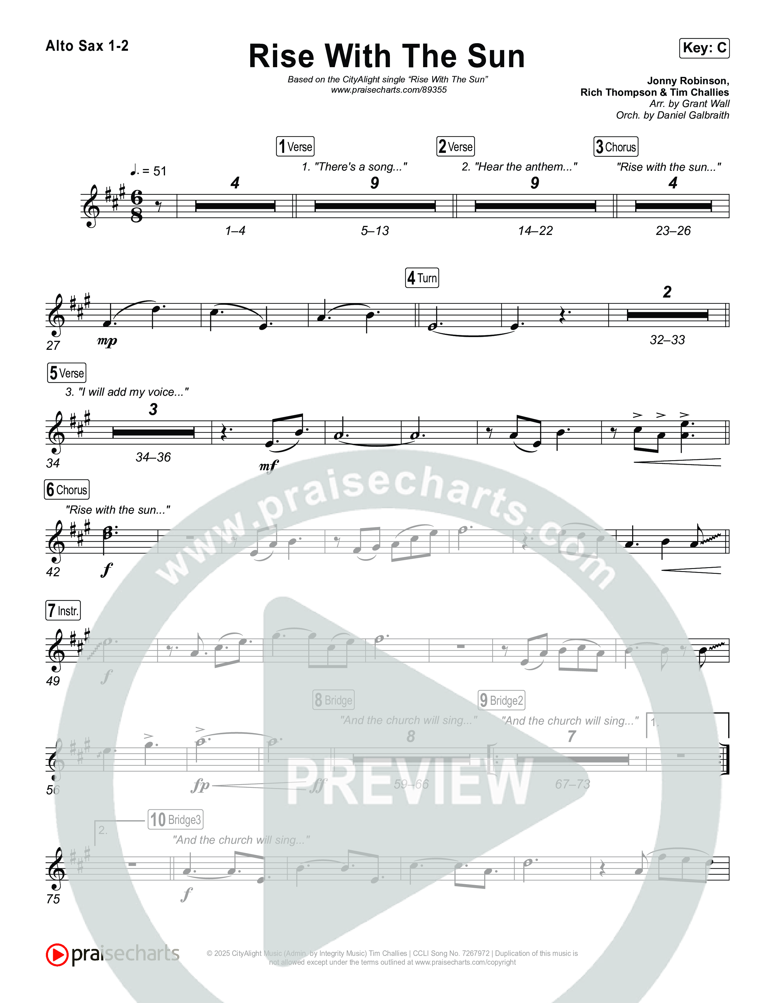 Rise With The Sun Sax Pack (CityAlight)