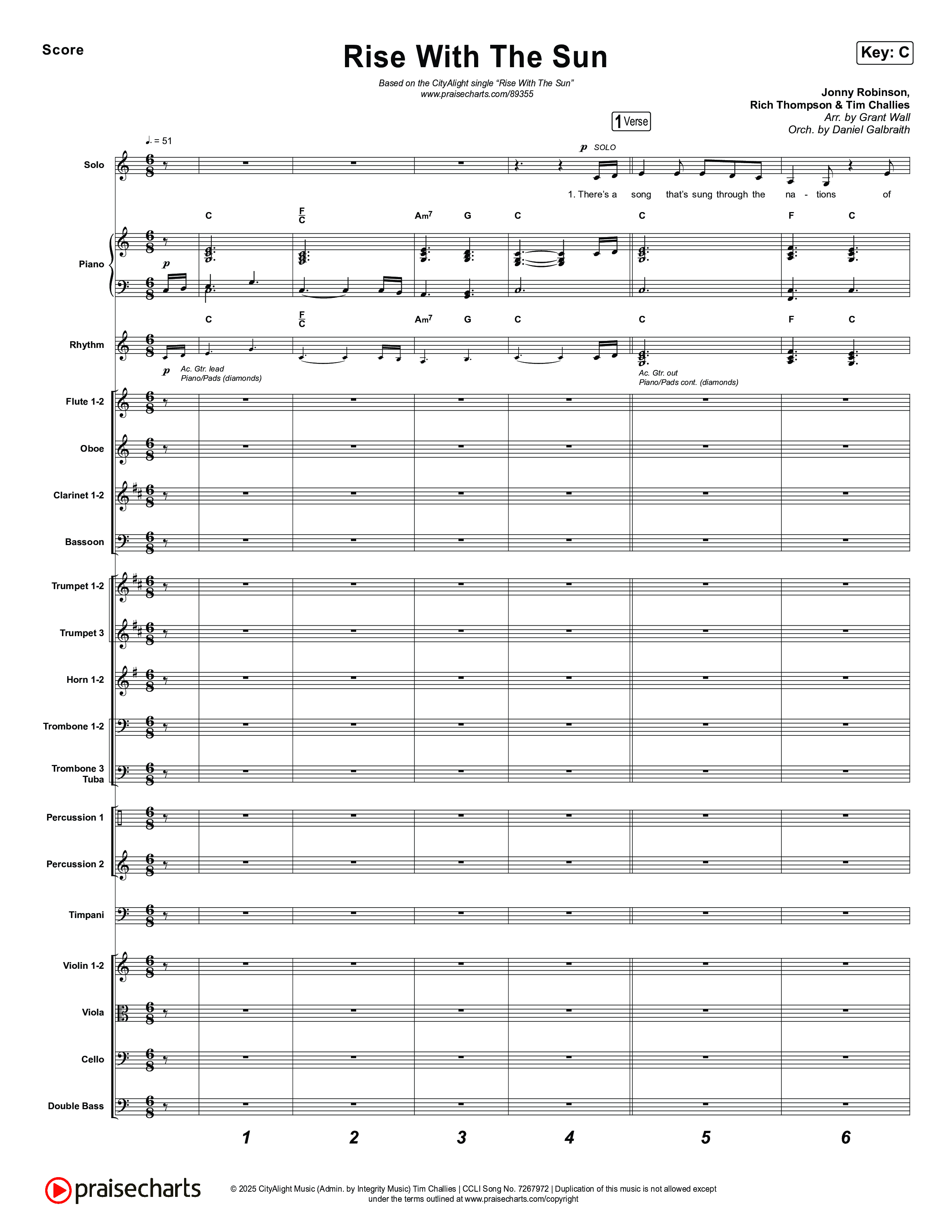 Rise With The Sun Orchestration (CityAlight)