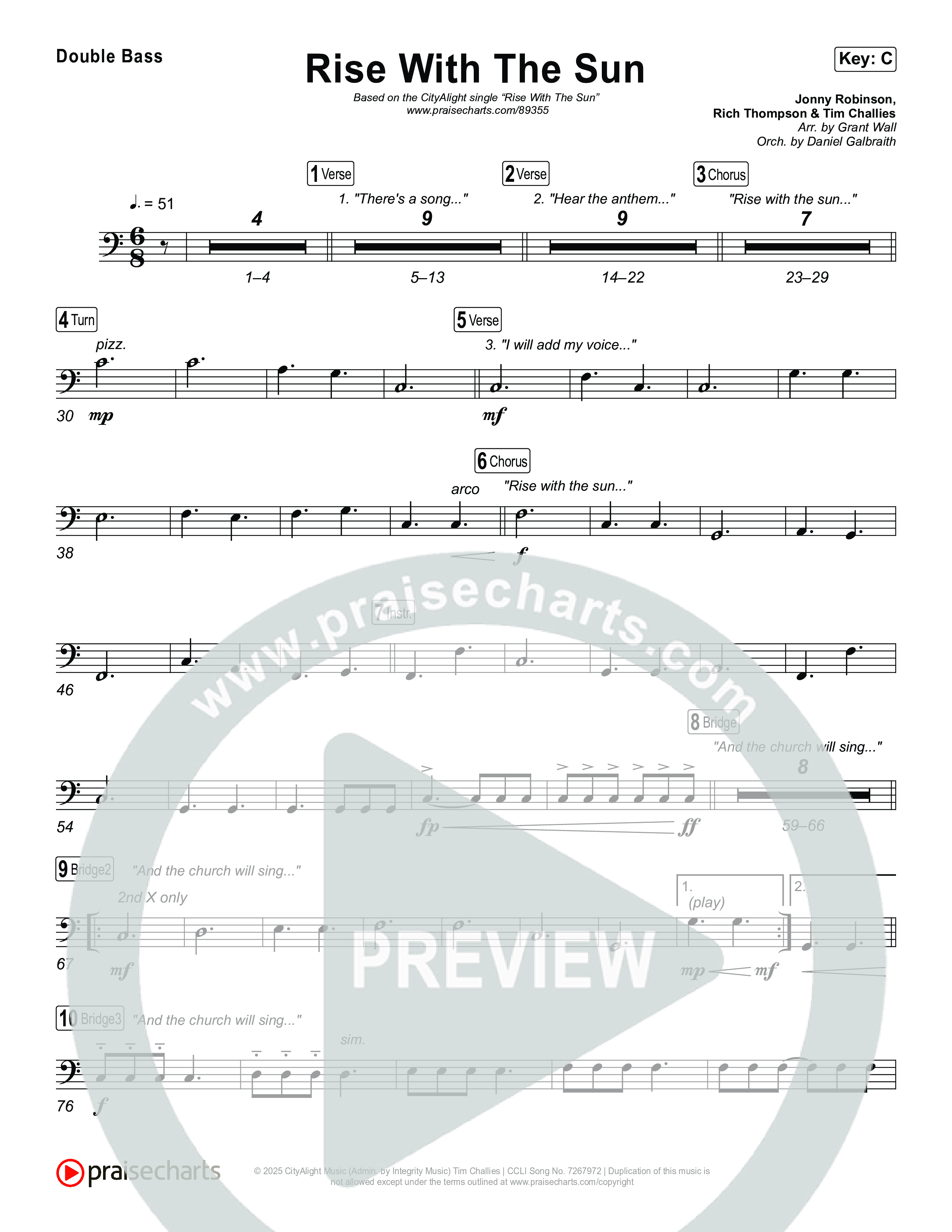 Rise With The Sun String Bass (CityAlight)