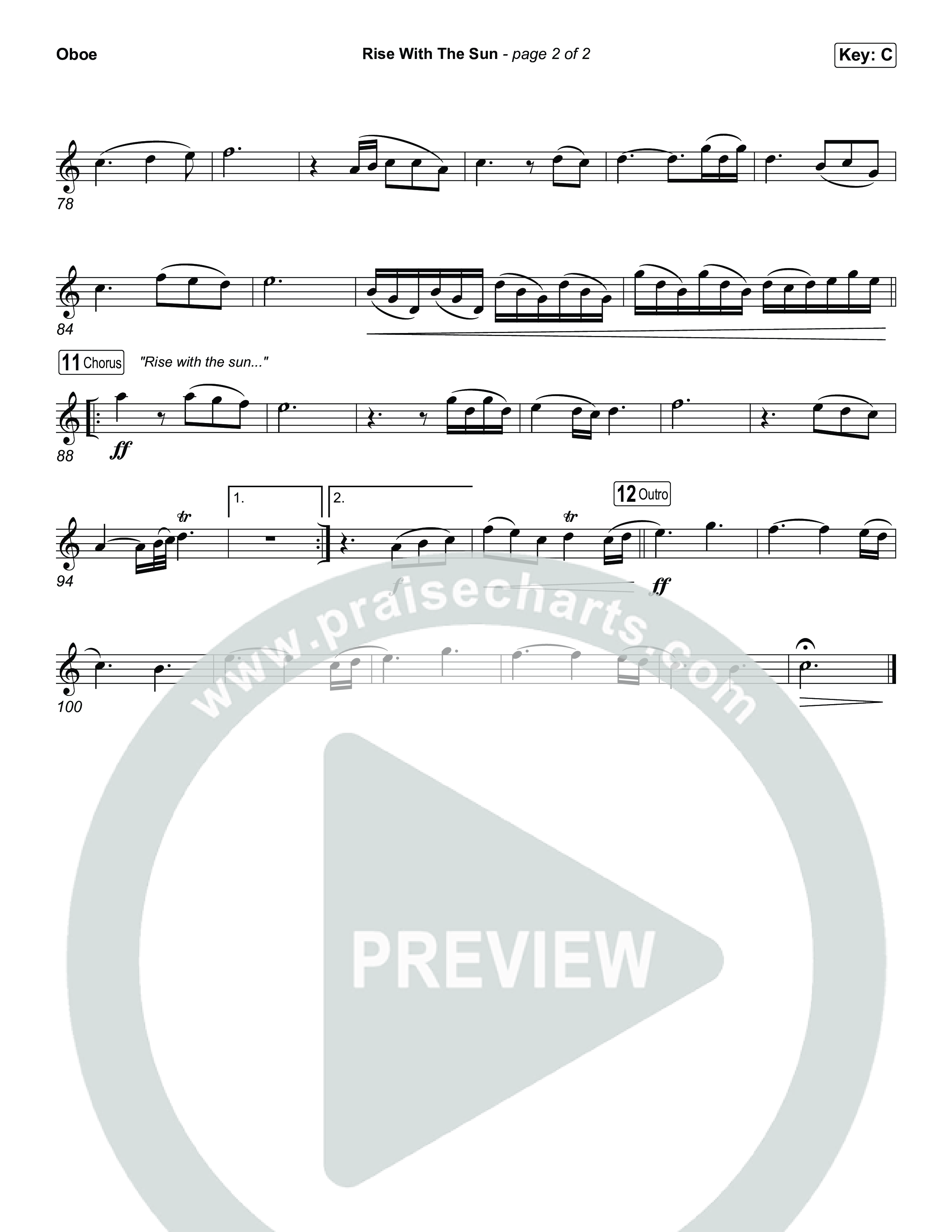 Rise With The Sun Oboe (CityAlight)