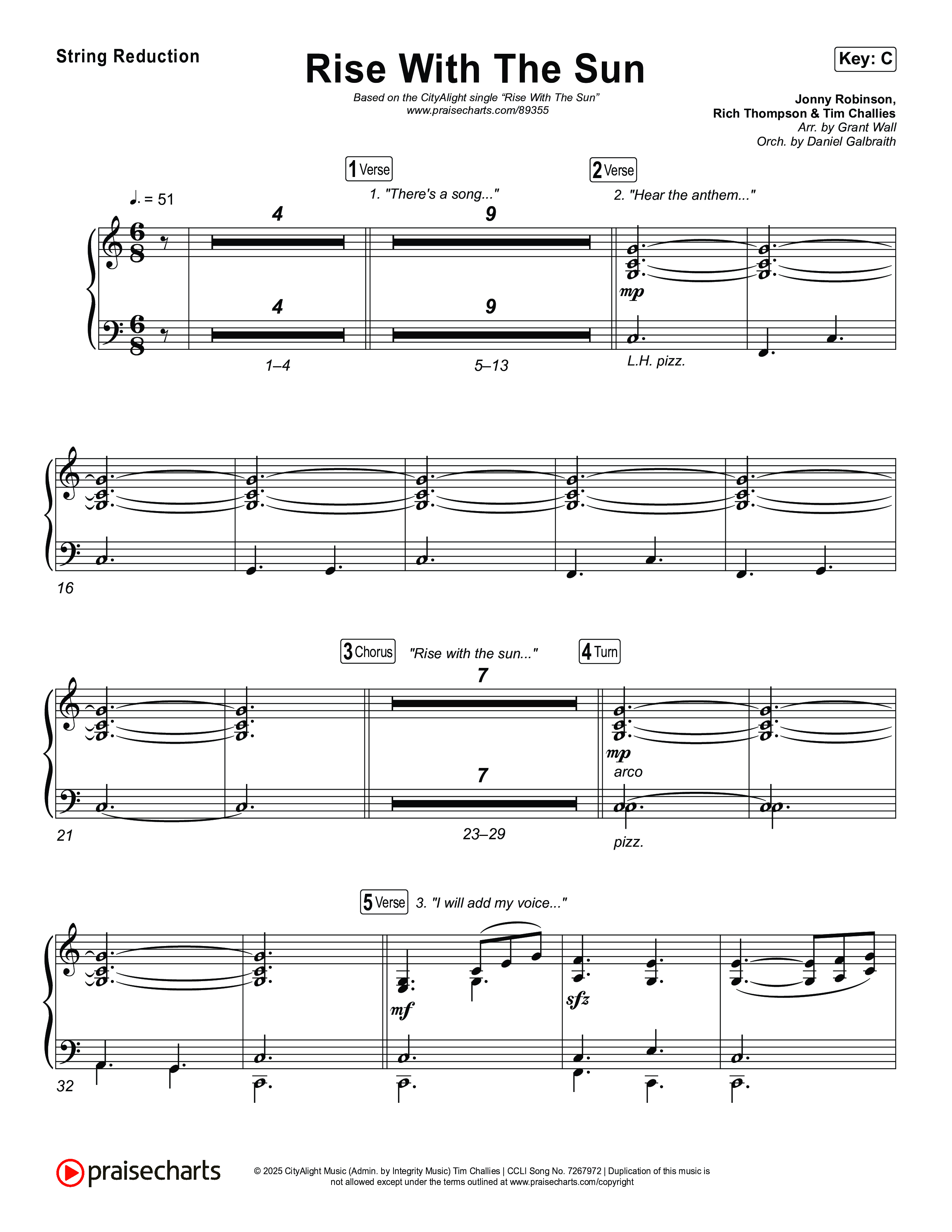 Rise With The Sun String Reduction (CityAlight)