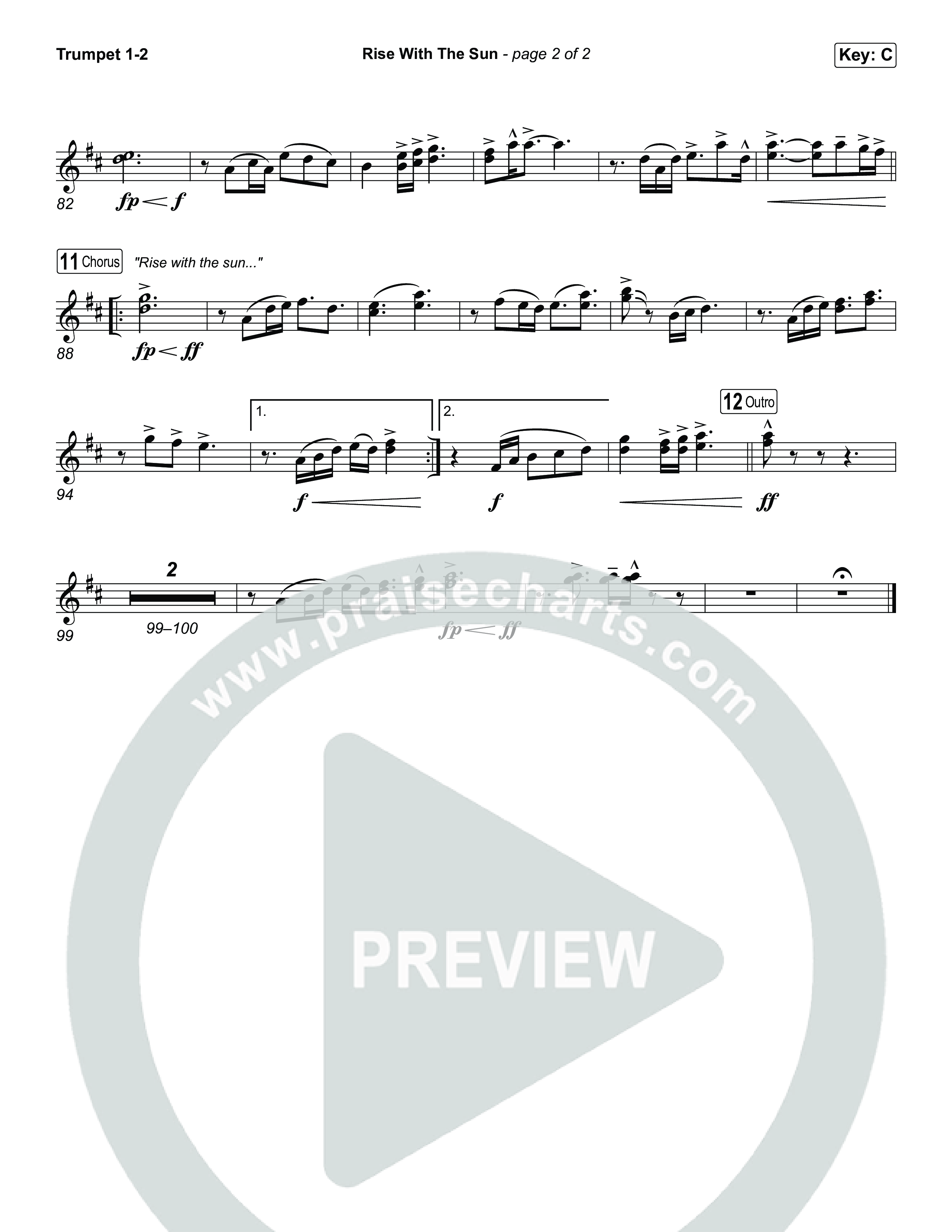 Rise With The Sun Trumpet 1,2 (CityAlight)