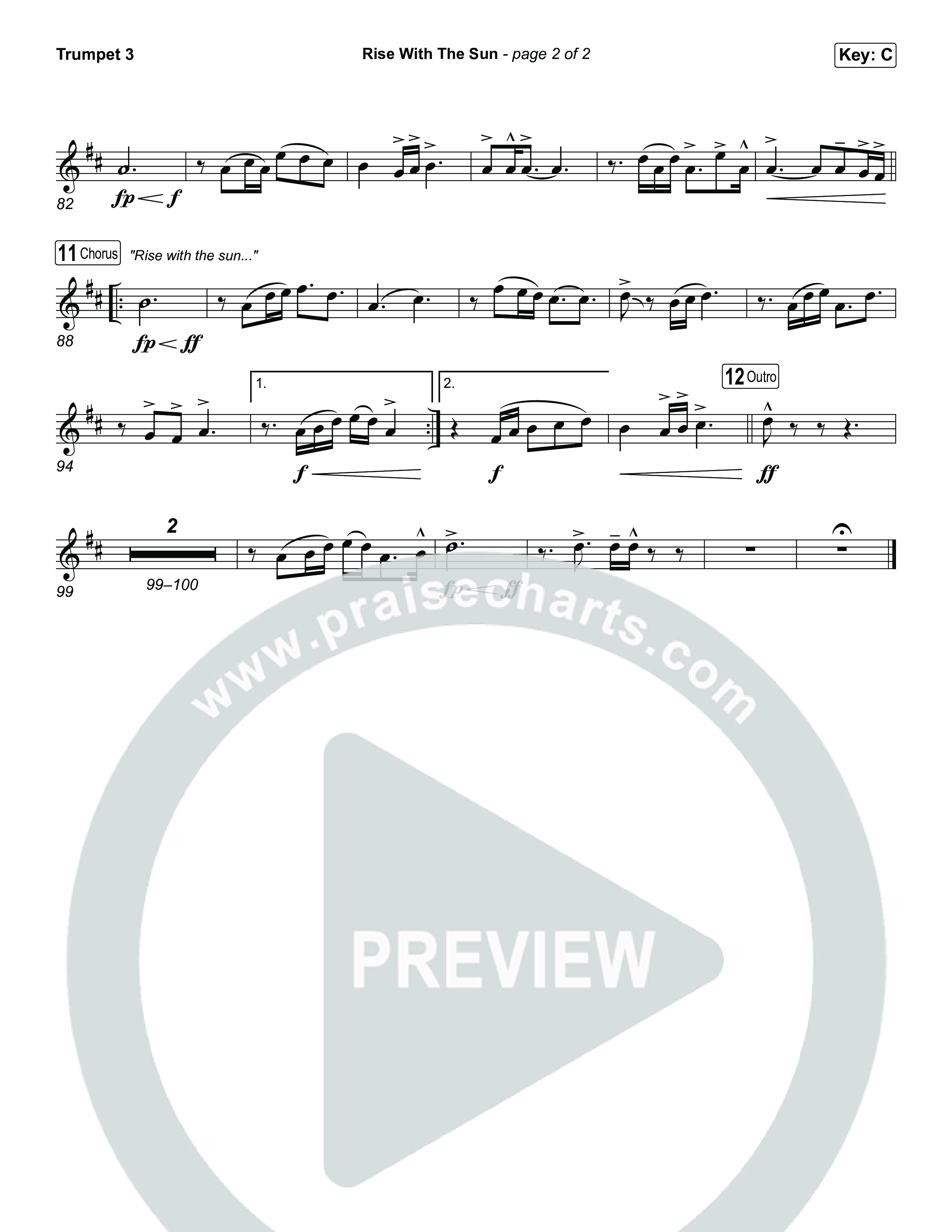 Rise With The Sun Trumpet 3 (CityAlight)