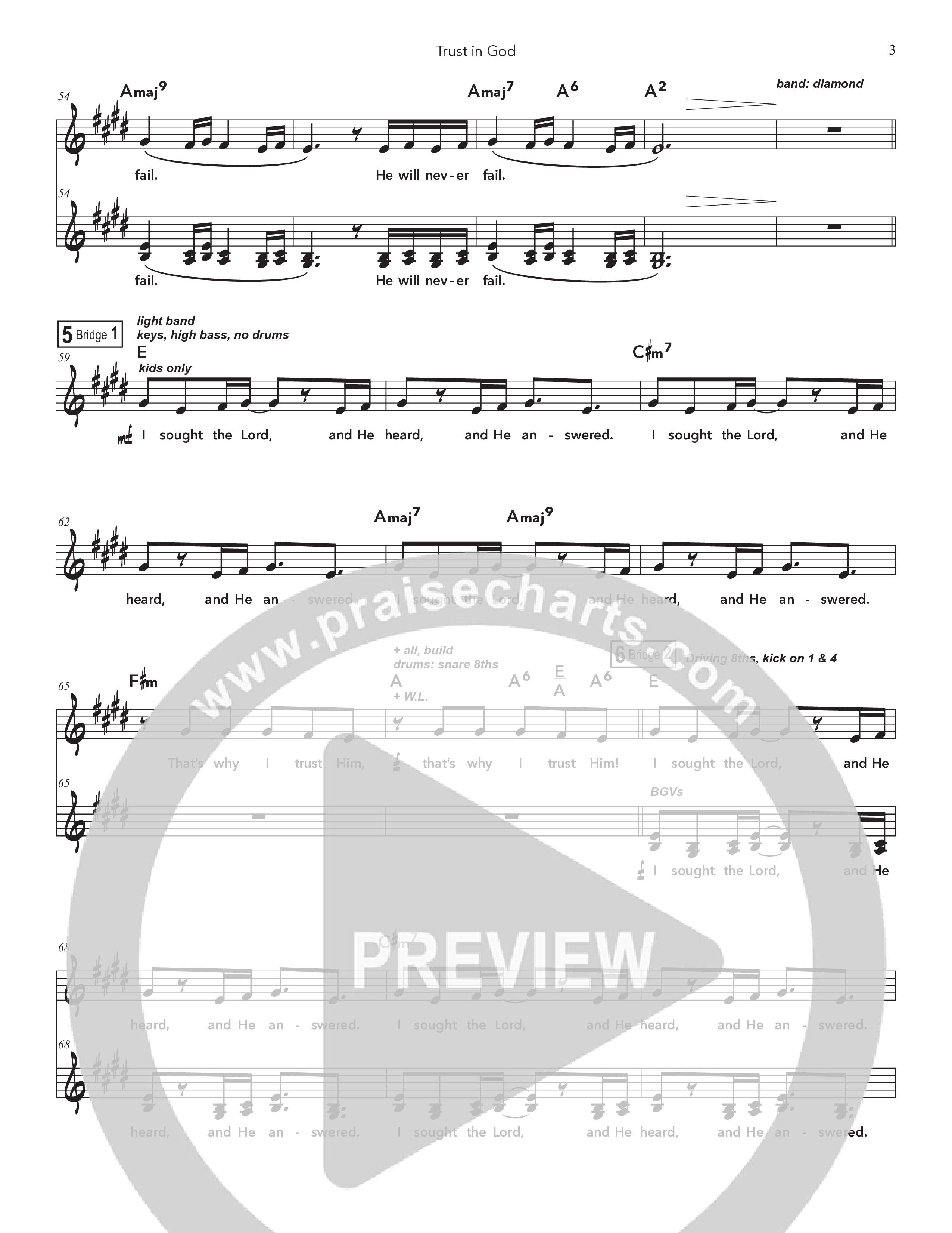 Trust In God (Kids) Piano/Vocal Pack (Doorpost Kids Worship / Dave and Jess Ray)