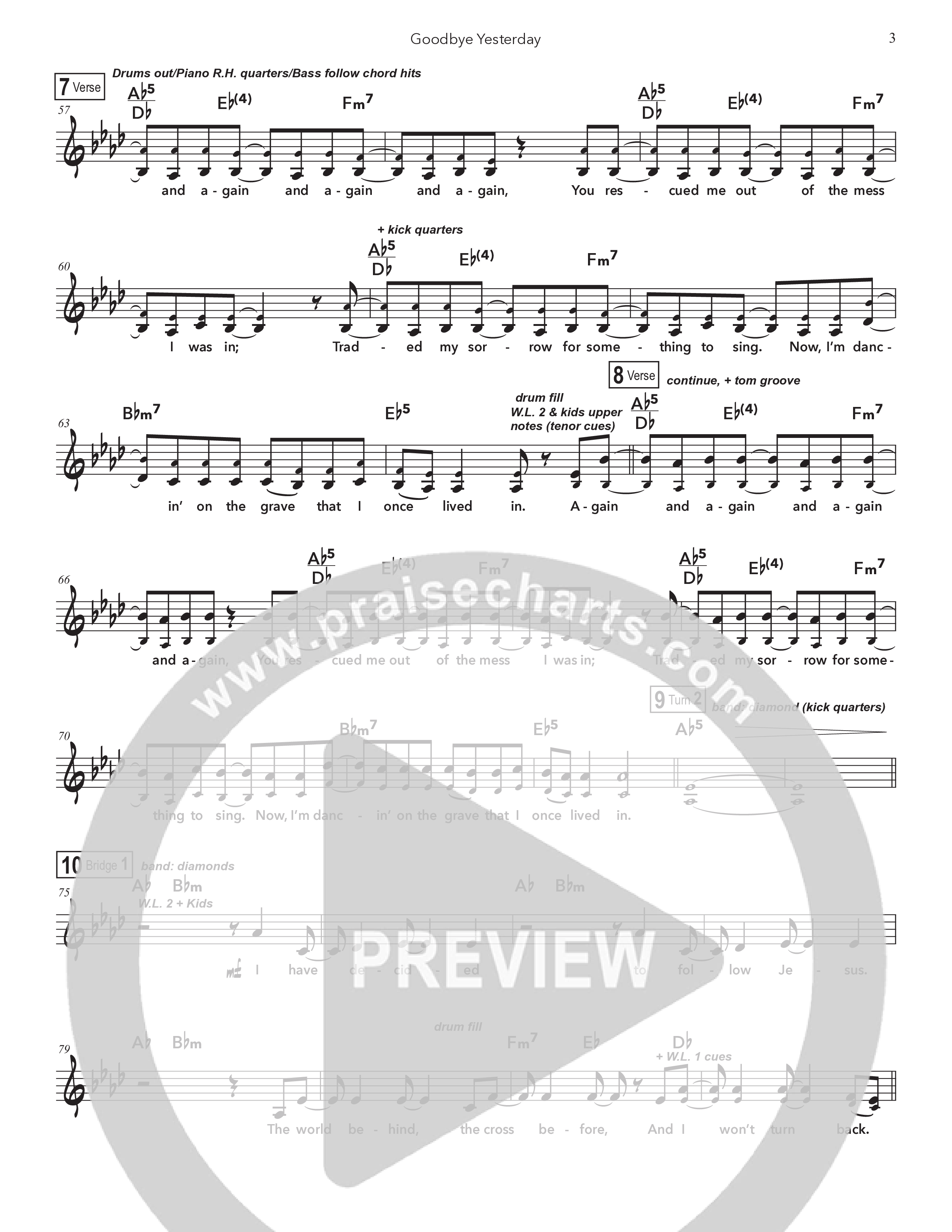 Goodbye Yesterday (Kids) Piano/Vocal Pack (Doorpost Kids Worship / Dave and Jess Ray)