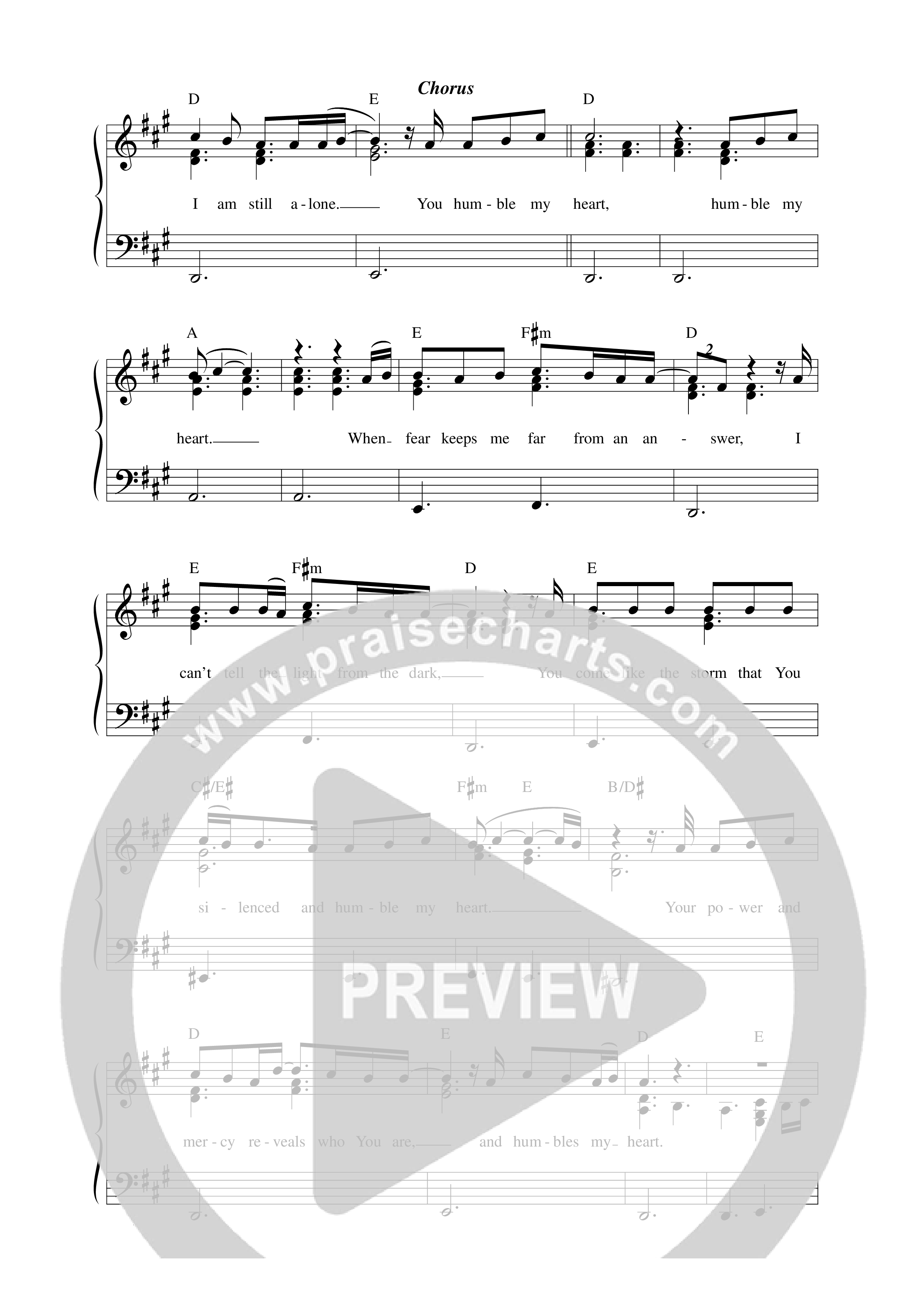 Humble My Heart Lead Sheet Melody (Steph Macleod)