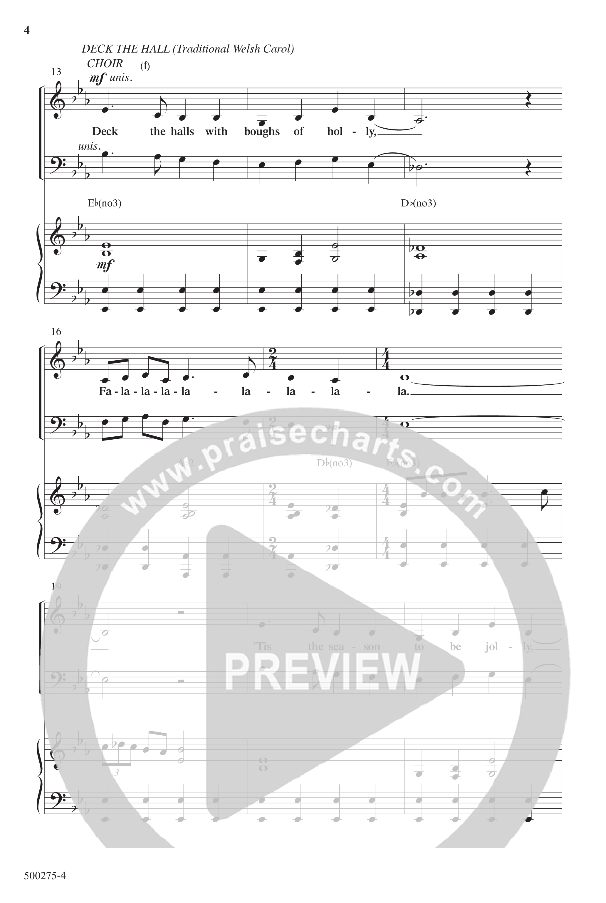 Celtic Christmas Celebration (Choral Anthem SATB) Anthem (SATB/Piano) (Word Music Choral / Arr. Lari Goss)