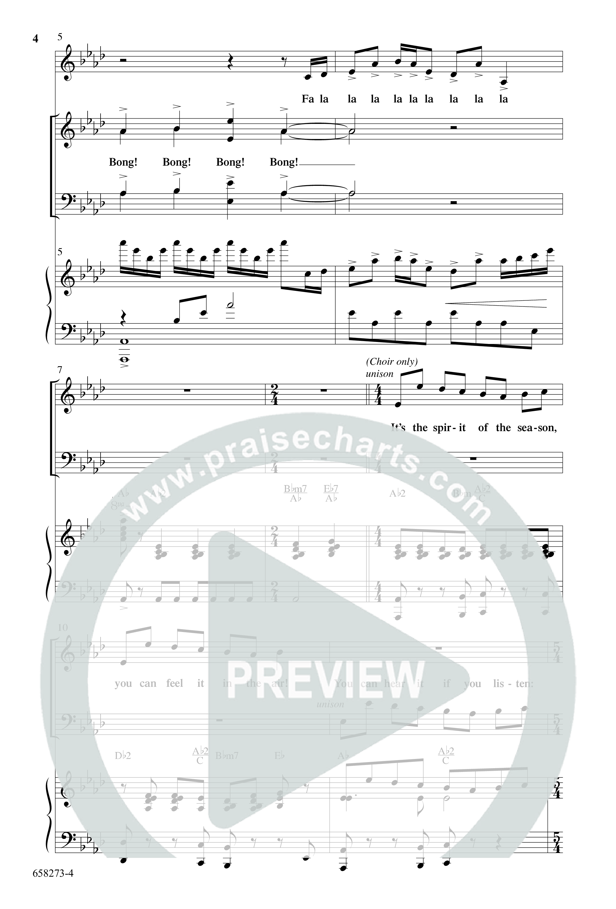 Spirit Of The Season (Choral Anthem SATB) Anthem (SATB/Piano) (Word Music Choral / Arr. David Hamilton)