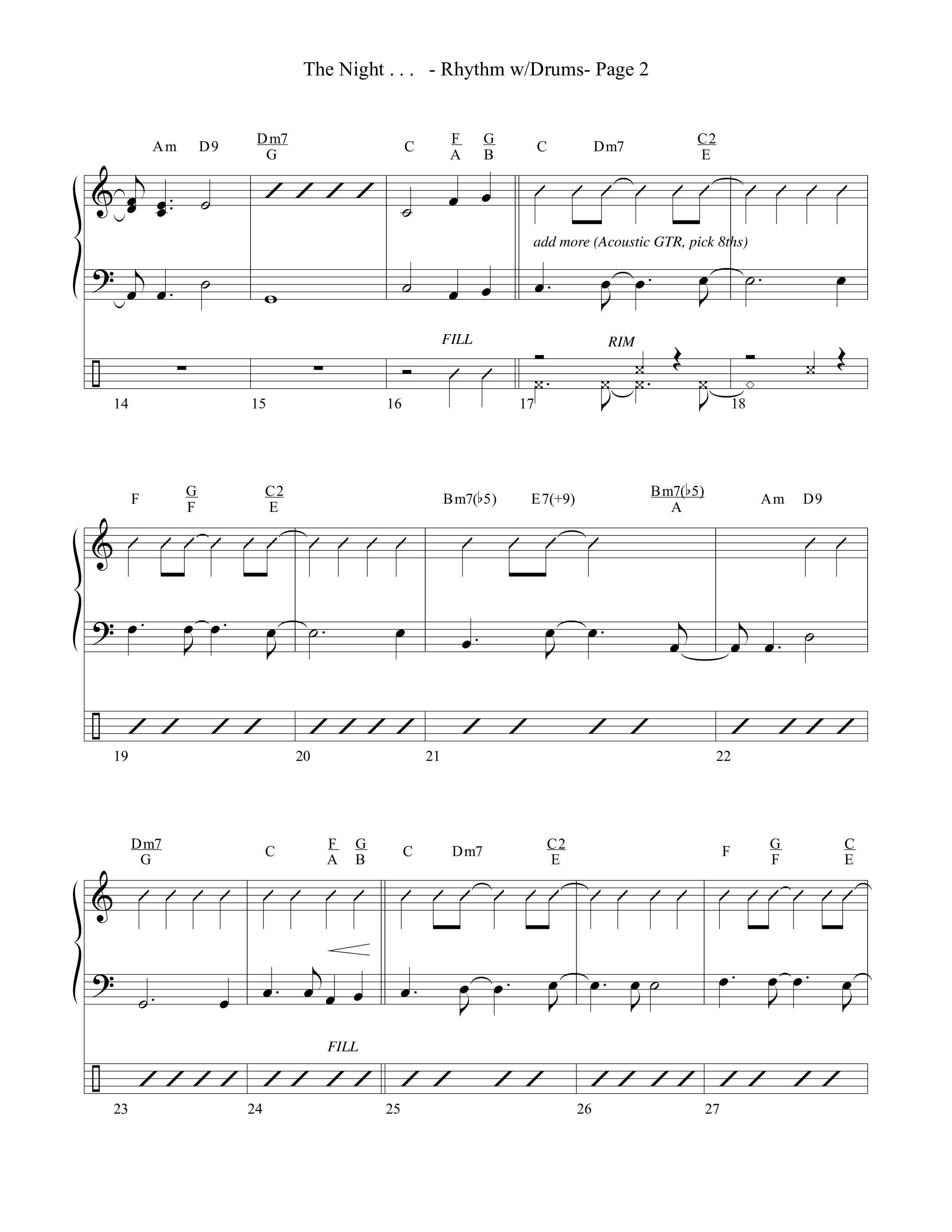 The Night That Christ Was Born Keys (Word Music Choral / Arr. Richard Kingsmore)