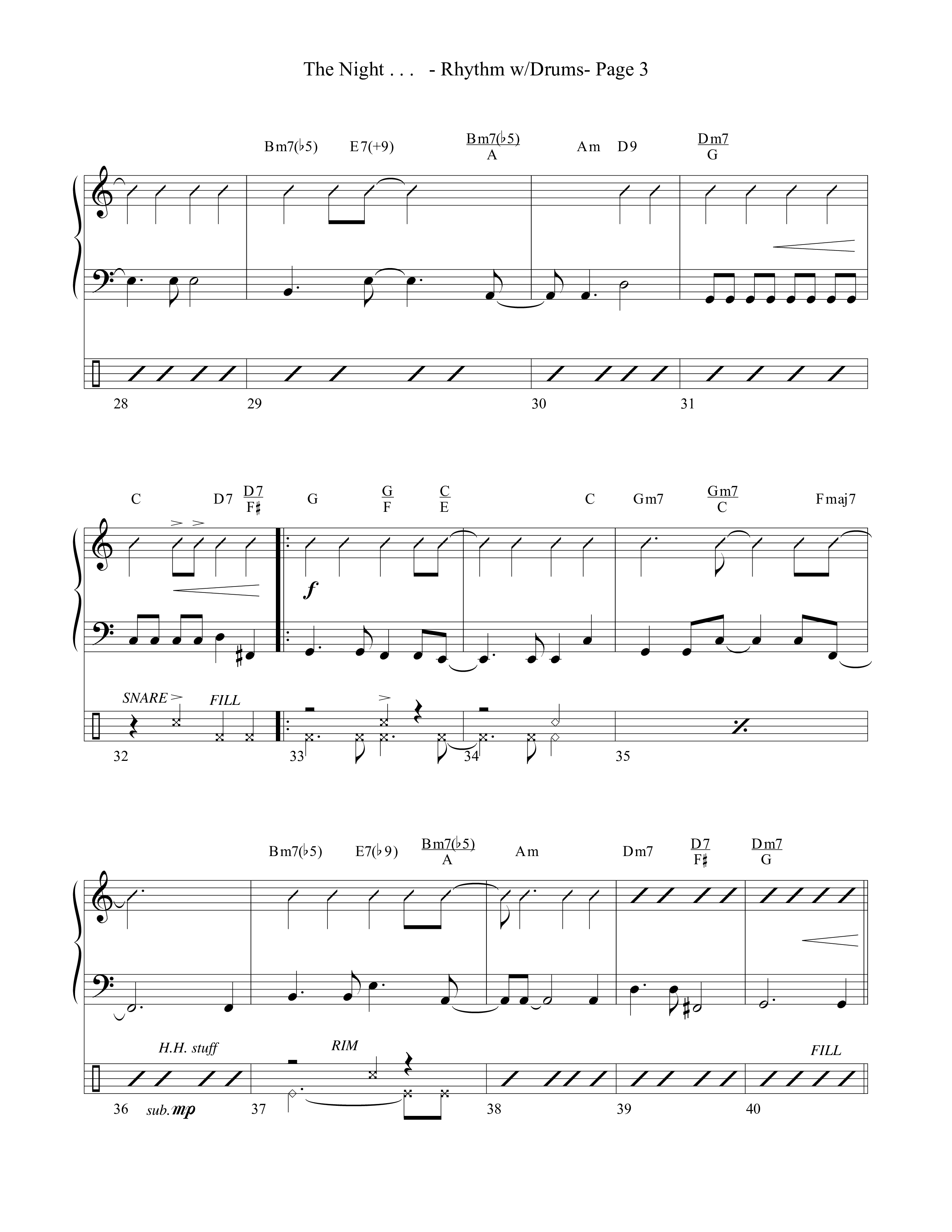 The Night That Christ Was Born Keys (Word Music Choral / Arr. Richard Kingsmore)