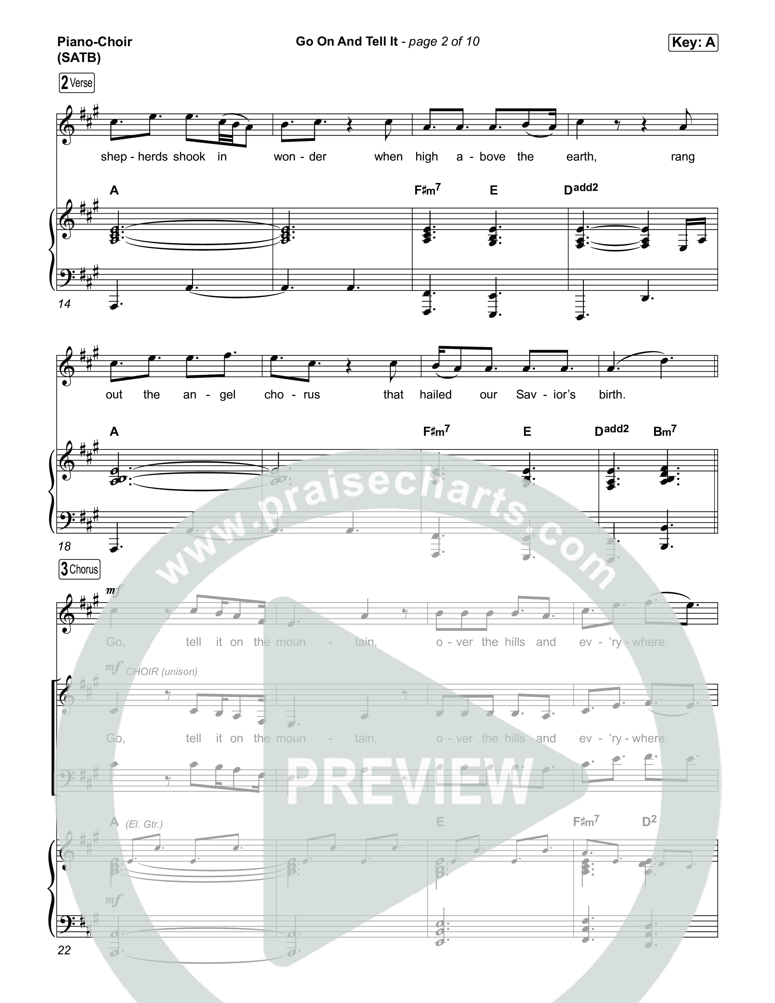 Go On And Tell It Piano/Vocal Pack (Jeremy Camp)