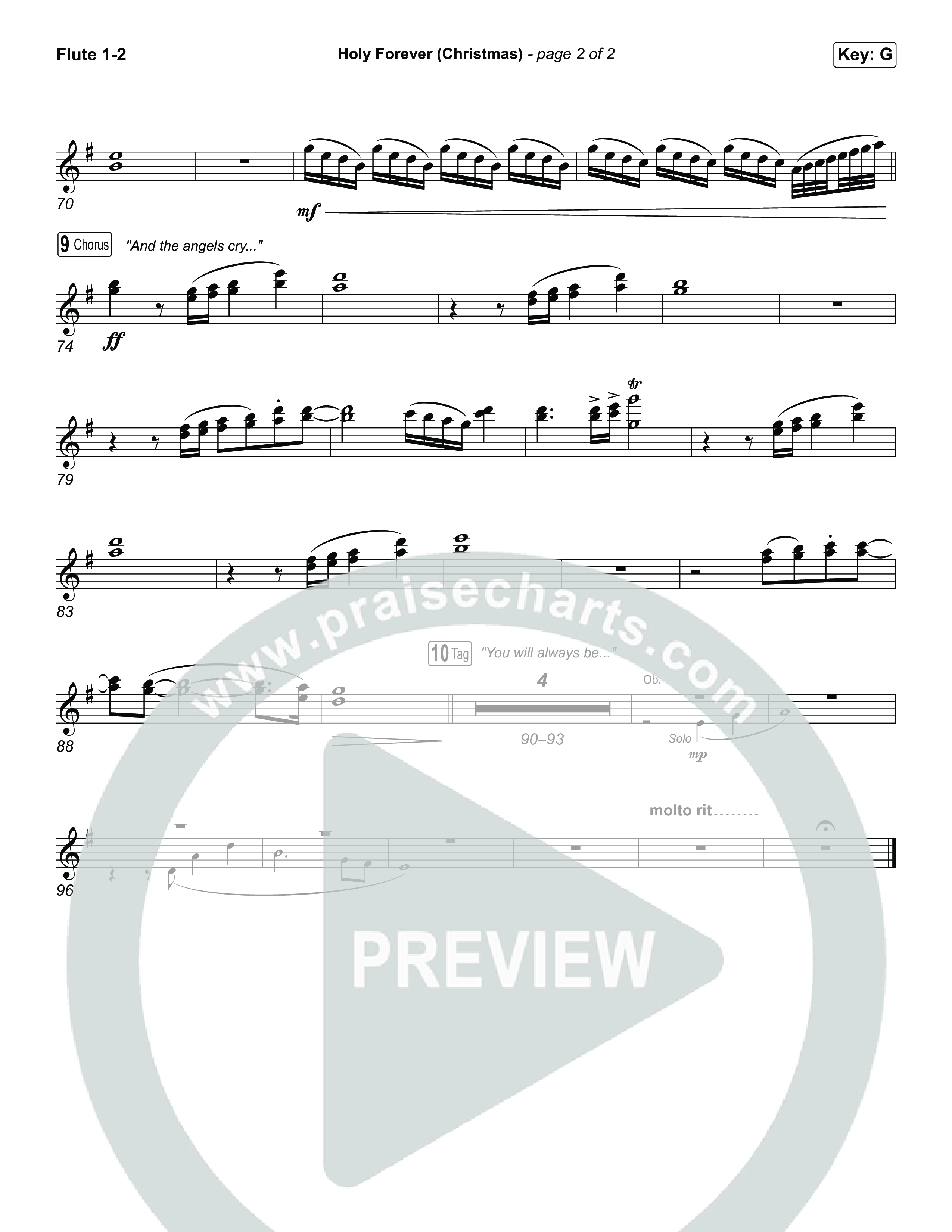 Holy Forever (Christmas) (Worship Choir/SAB) Wind Pack (Chris Tomlin / Arr. Luke Gambill)